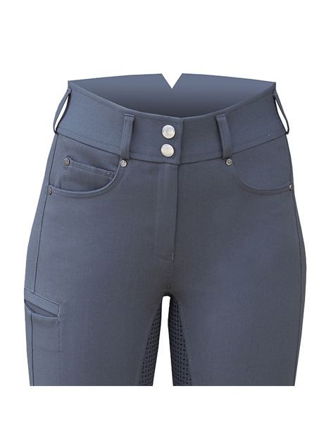 Equetech Ultimo High Waist Breeches for Women - Comfortable Riding Pants for Equestrian, Horseback Riding & Show Jumping - Perfect for Training & Competition