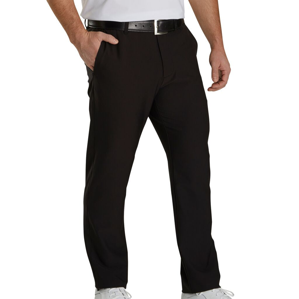 FootJoy Tour Fit Black Men's Golf Pants - Comfortable & Stylish Golf Trousers for Professional & Casual Play | Perfect for Golf Courses & Clubhouse Wear