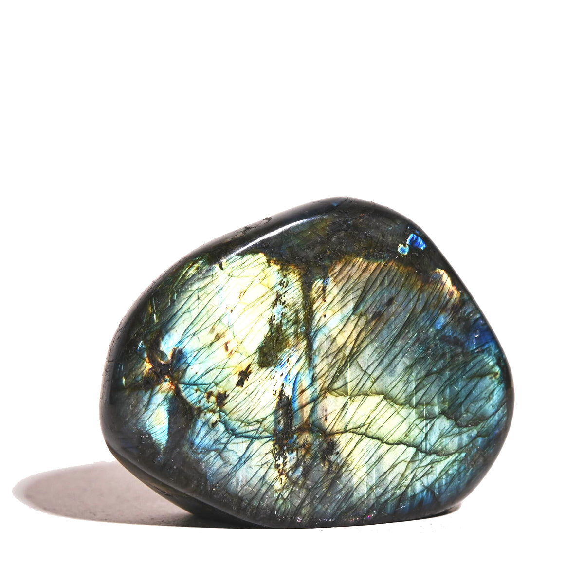 Natural Labradorite Free Form Polished Stone - Healing Crystal for Meditation, Home Decor & Jewelry Making | Spiritual Energy & Chakra Balancing
