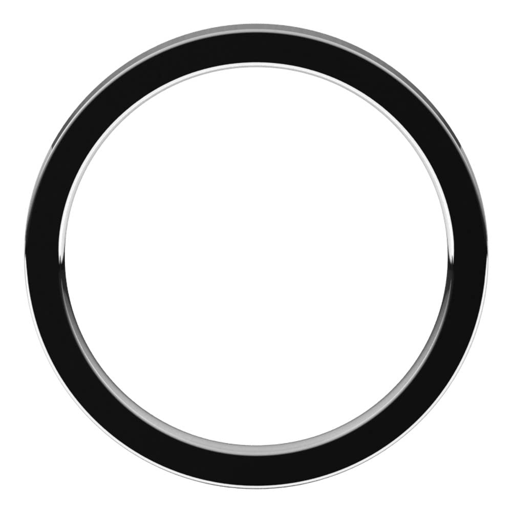 2mm Sterling Silver Flat Comfort Fit Wedding Band Ring for Women - Size 15 | Elegant Bridal Jewelry, Anniversary Gift for Her | Perfect for Everyday Wear, Engagement & Special Occasions