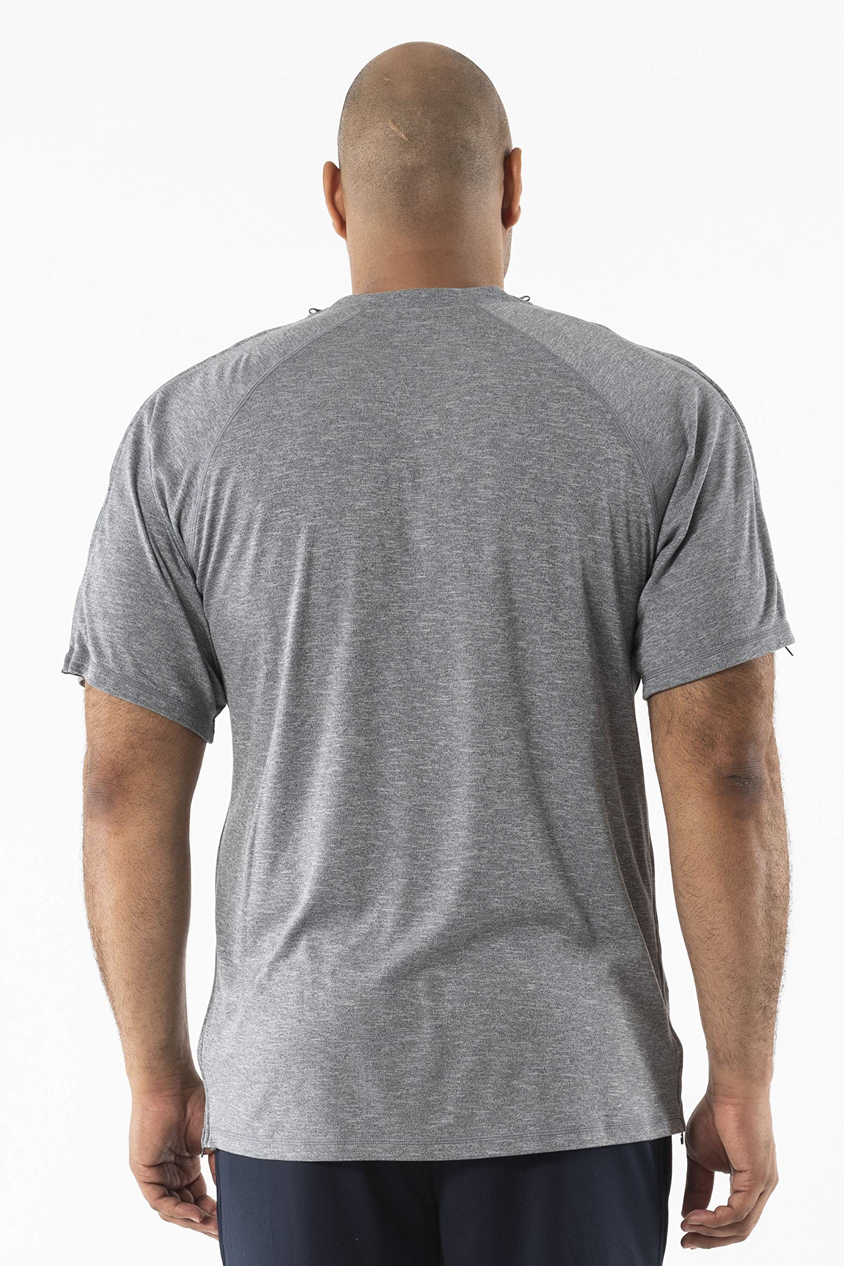 Post Shoulder Surgery Shirts for Men | Comfortable Chemo Clothing | Short Sleeve Button Down Shirt - Ideal for Recovery, Hospital Visits & Everyday Wear