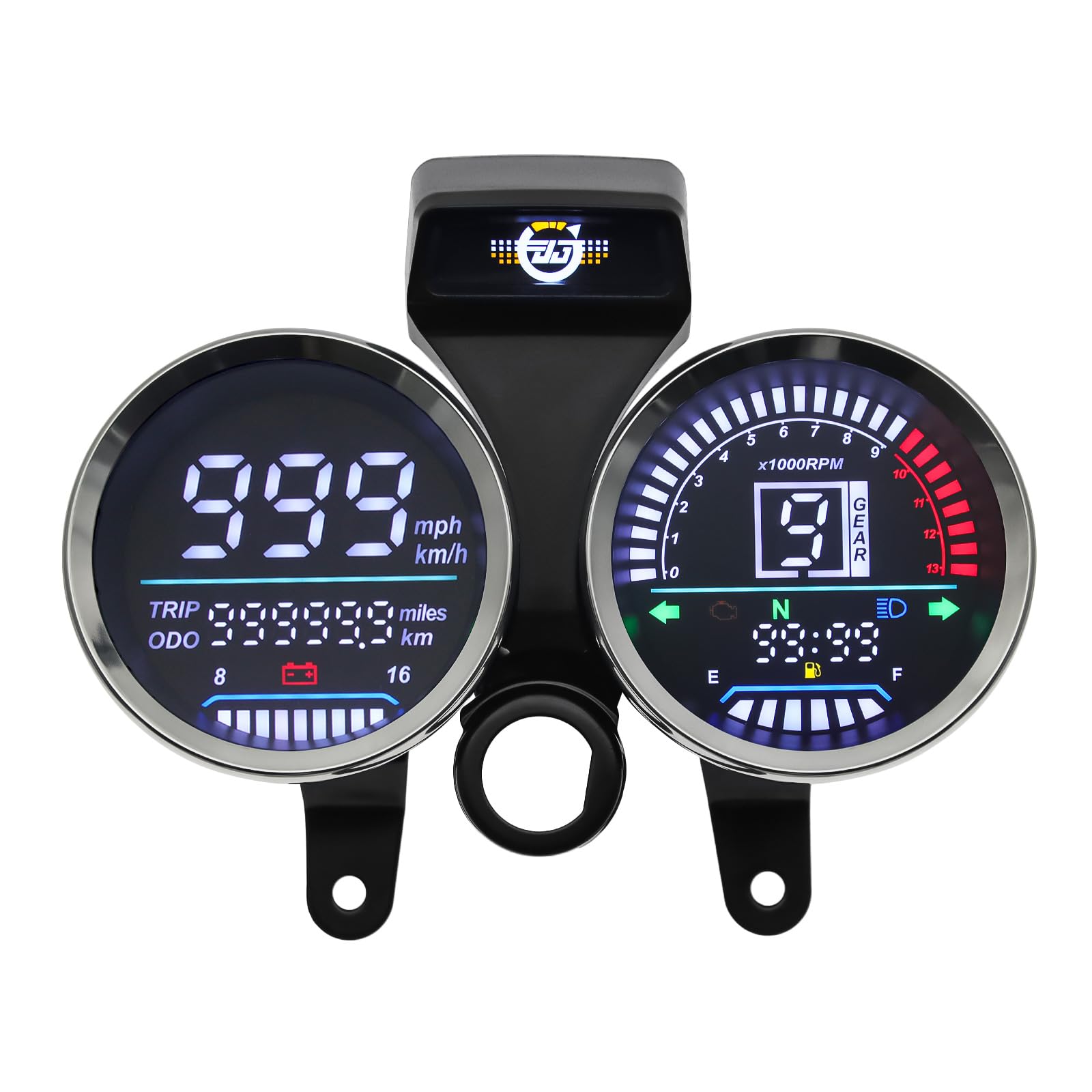Digital Motorcycle Speedometer with Tachometer & Odometer - for Suzuki GN 125 - Ride Tracking & Performance Monitoring