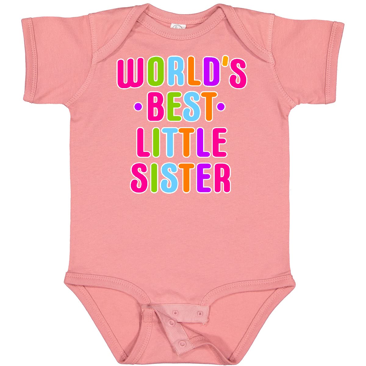 World's Best Little Sister Baby Bodysuit - Cute Sibling Outfit for Newborns & Infants | Perfect for Family Photos, Birth Announcements & Special Occasions