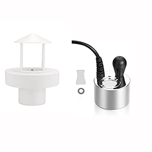 FITNATE Upgraded Water Mist Maker with Floating Splash Guard - Perfect for Humidifiers, Indoor Fountains, and Home Decor