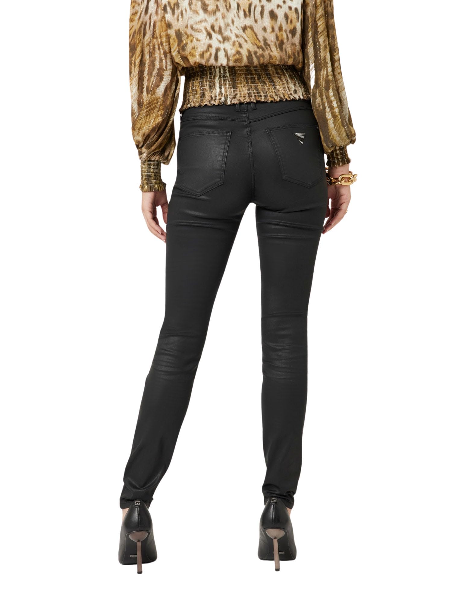 GUESS Women's 1981 High-Rise Skinny Jeans - Stretch Denim Pants for Casual Wear & Night Out