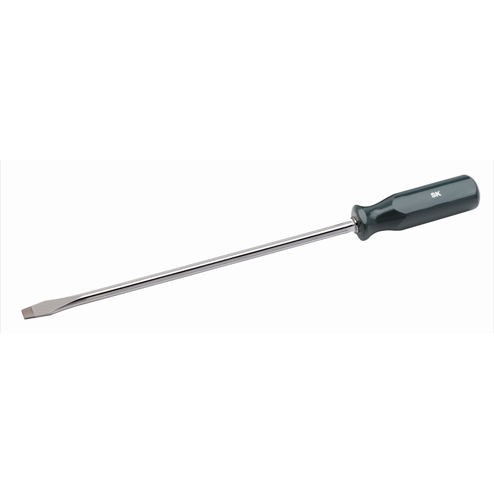 3/8 x 12 Inch Slotted Screwdriver - Professional Grip Handle for Secure Fastening - Ideal for Home Repair, Automotive Work & DIY Projects