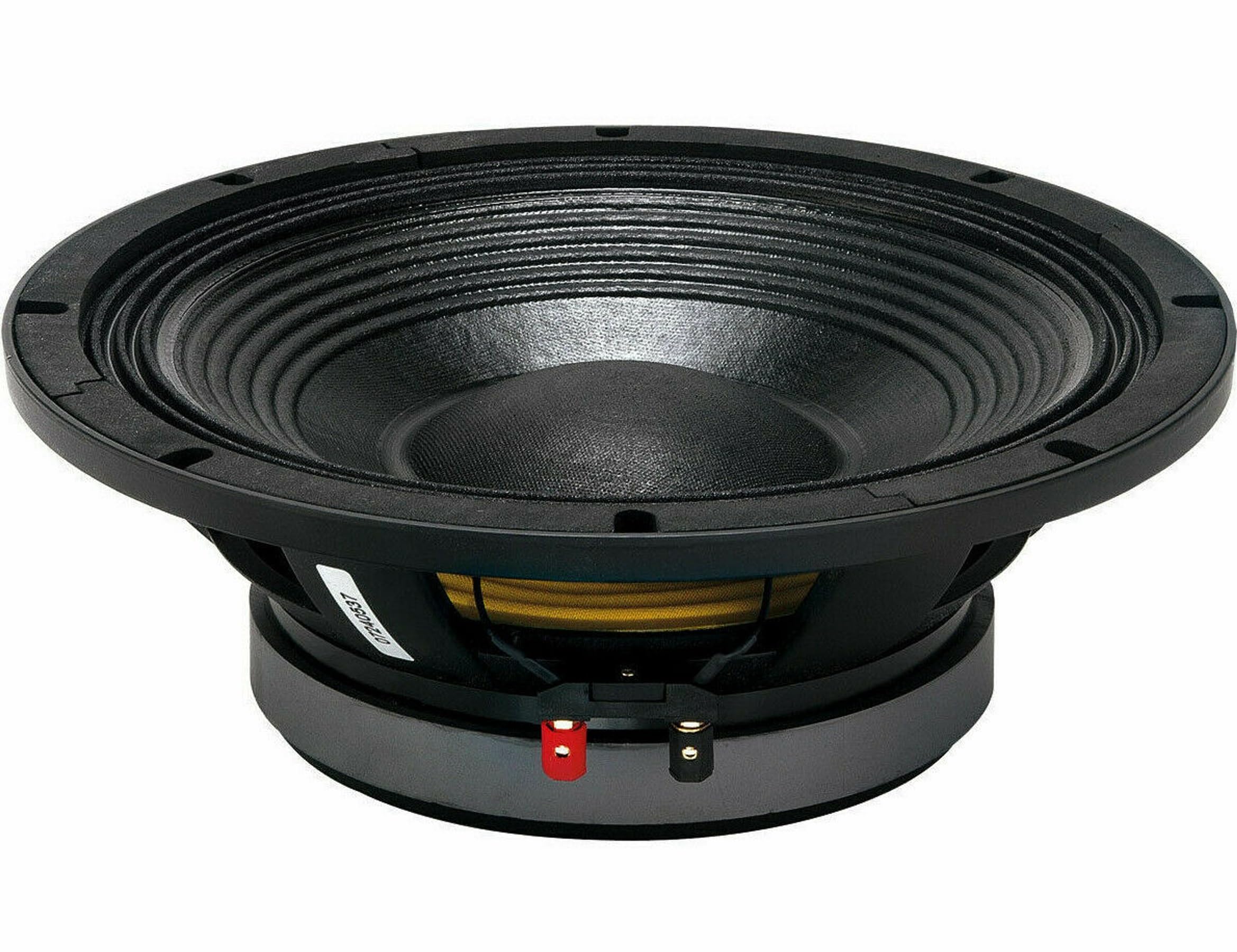 B&C Speakers 12PS100-4 12-Inch Woofer 700W RMS 1400W Max 4-Ohm 2-Way Pro PA Speaker & Floor Monitor for Motorcycle, Car, Live Performances, and Studio Recording