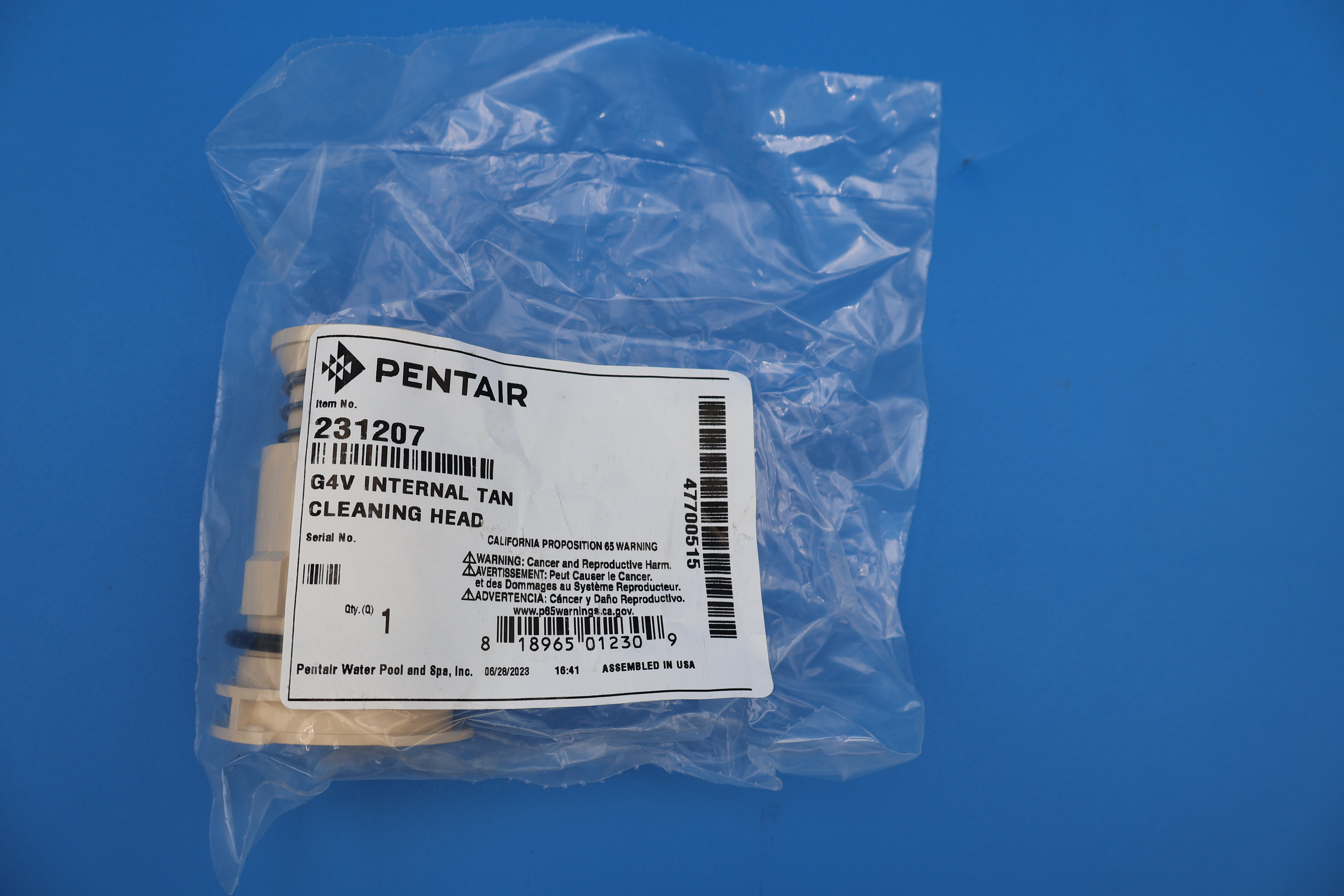 Pentair Gamma Series 4 Venturi G4V Pop Up Cleaning Head - Tan Color for In-Floor Pool Cleaning Systems | Perfect for Residential & Commercial Swimming Pools