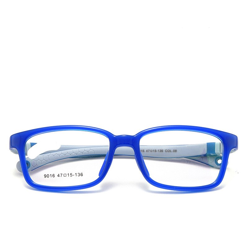 Bclear Kids TR 90 Titanium Full Rim Eyeglasses 9016 - Lightweight Unisex Children's Glasses for School, Reading & Outdoor Activities
