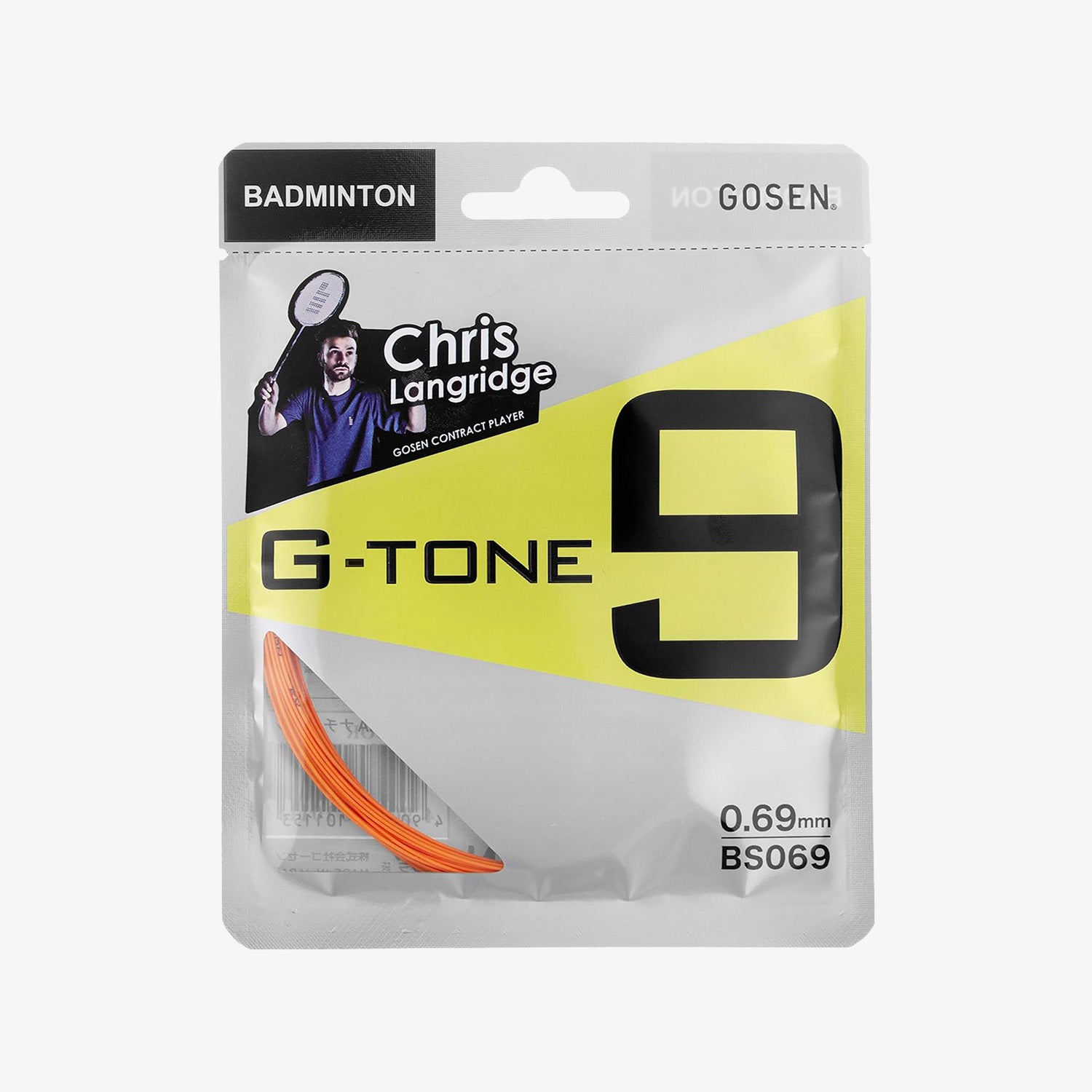 Gosen G Tone 9 10m Badminton String - 6 Vibrant Colors for Enhanced Performance | Perfect for Tournament Play & Recreational Badminton