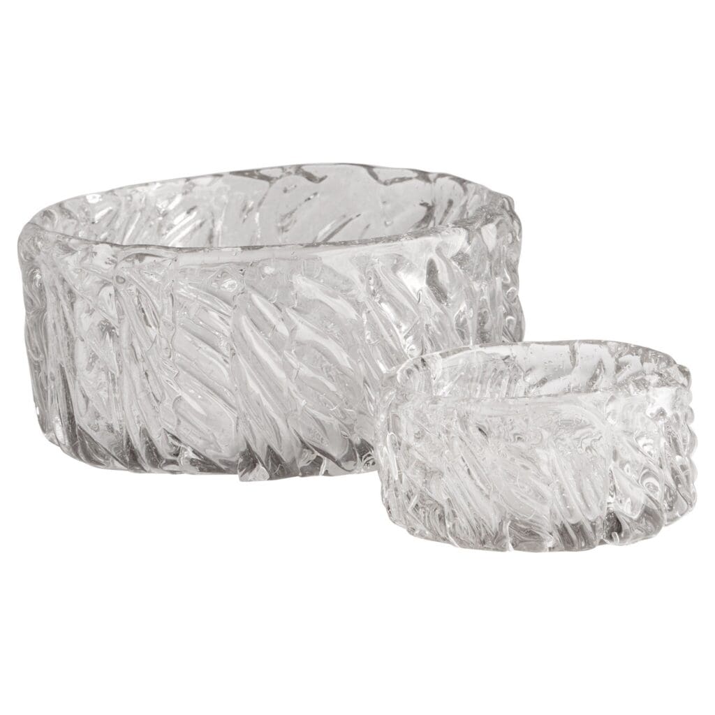Cyan Design 11491 Clear Glass Serving Bowl - Small Decorative Bowl for Fruit, Salad, Candy & Desserts - Perfect for Parties, Dining & Home Decor