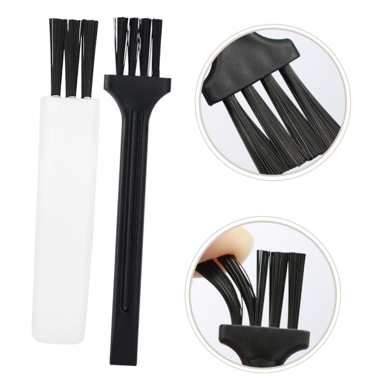 NOLITOY 120-Pack Electric Razor Cleaning Brushes - Shaver & Clipper Cleaner Kit with Mini Plastic Scrub Brushes for Grooming Tools, Humidifiers & Electronics - Portable & Durable Cleaning Accessories for Home & Travel Use