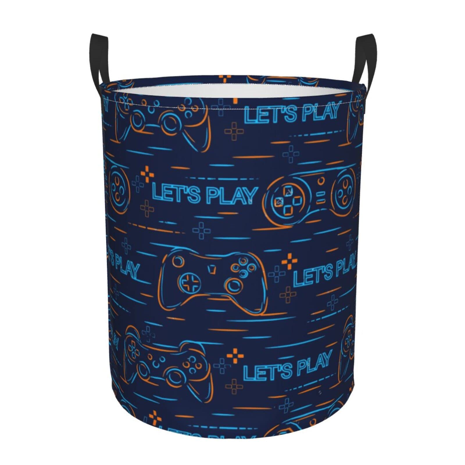 YINSING Collapsible Laundry Basket with Handle - Waterproof Fabric Hamper for Clothes, Toys & Storage - Foldable Organizer Bin for Bedroom, Bathroom & Dorm - Perfect for Laundry, Playroom & Small Space Organization