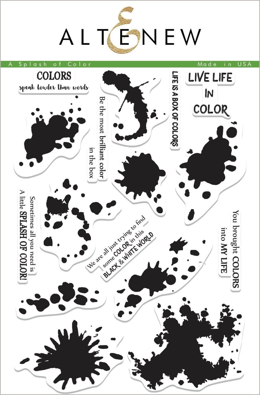 Vibrant Color Stamp Set for Scrapbooking, Card Making & DIY Crafts - Perfect for Art Projects, Journals & Creative Designs