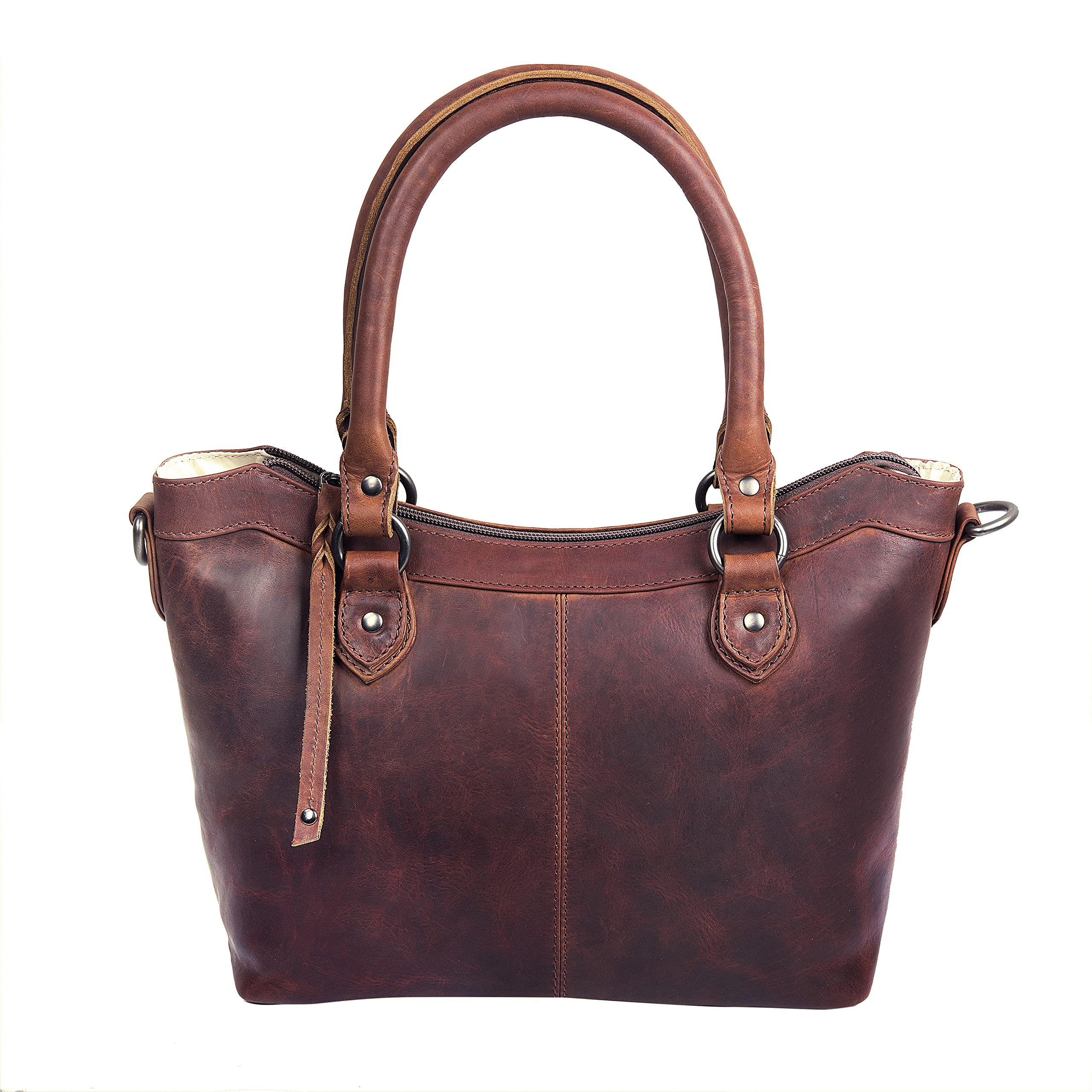 Stylish Carry Sadie Satchel - Spacious Crossbody Shoulder Bag with Universal Gun Holster & Secure Locking Zippers | Perfect for Travel, Work & Everyday Use