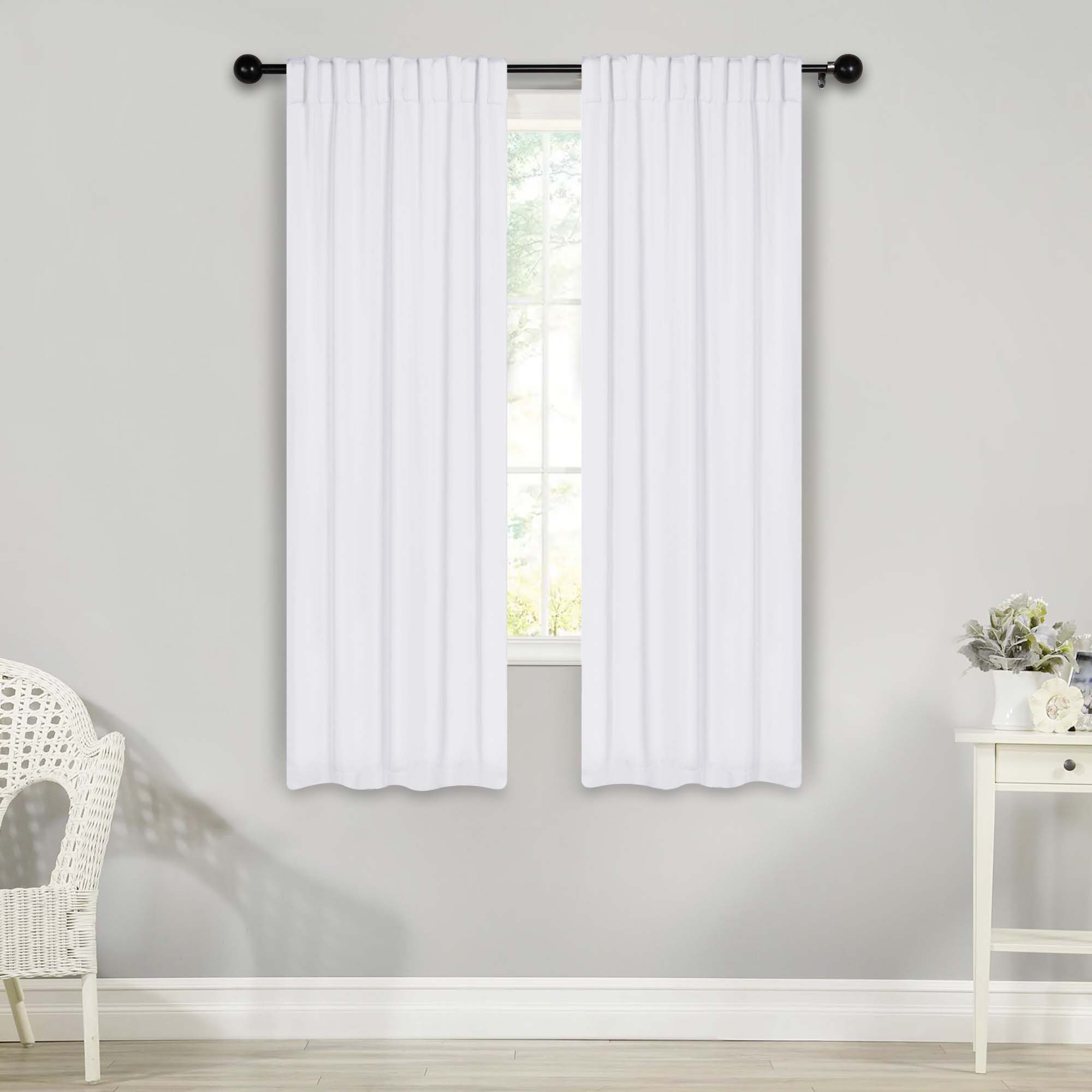 Blackout Curtains for Bedroom - Solid Room Darkening Thermal Insulated Drapes, Set of 2 Panels - Perfect for Nursery, Home Theater & Light Sleepers