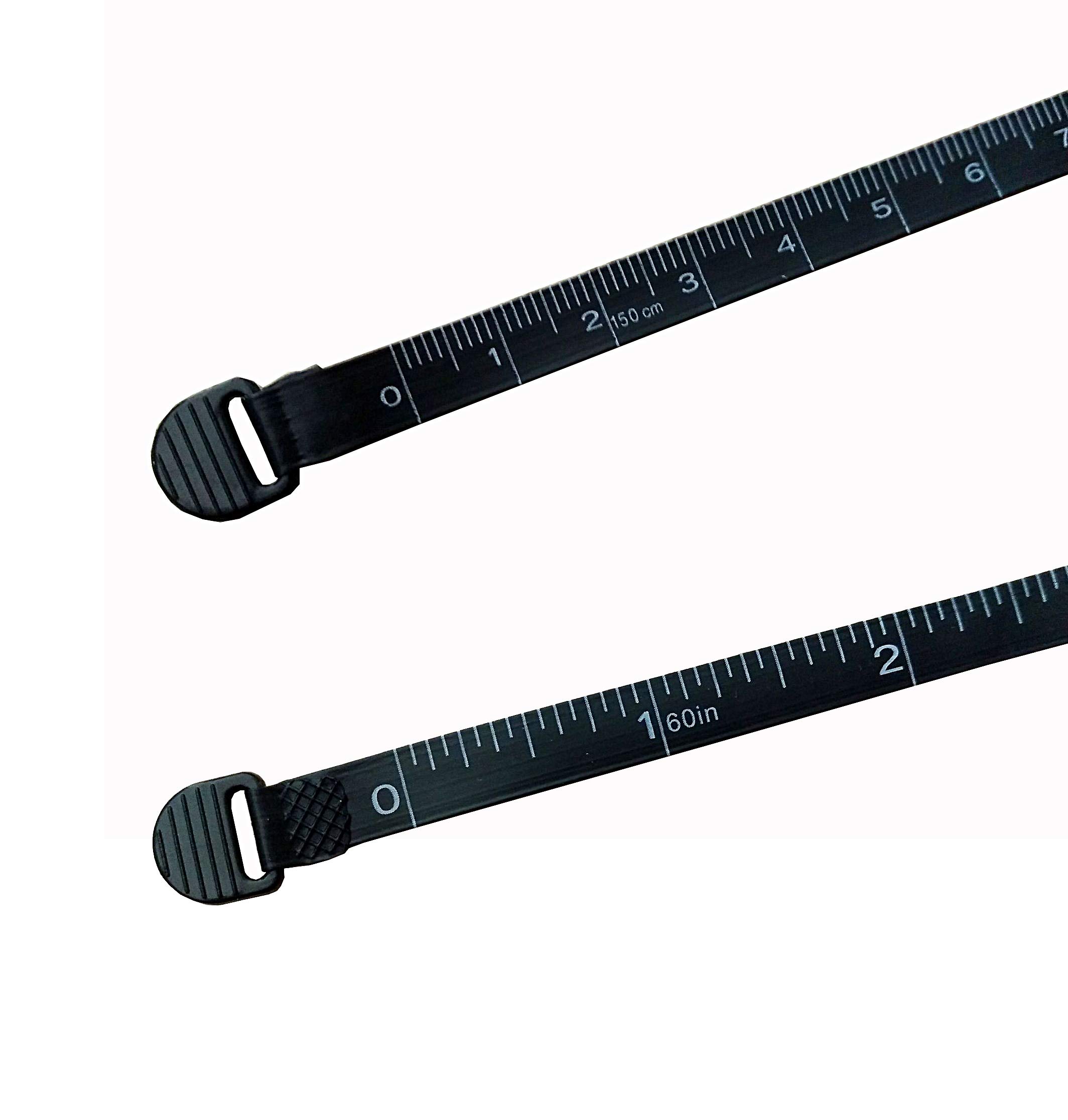 FixtureDisplays® 2 Pack Retractable Soft Tape Measure - 60 Inch Dual Sided Sewing Measuring Tape for Body, Fabric, Tailoring, Knitting & Craft - Perfect for DIY Projects, Dressmaking & Home Measurements