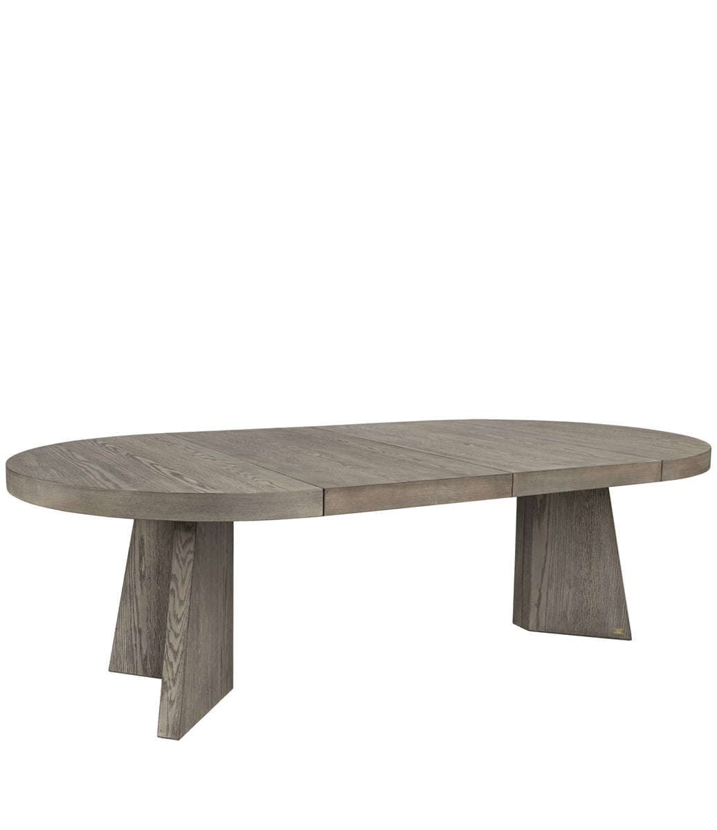 Trent Extension Dining Table - Antique Grey Finish | Expandable Farmhouse Style Table for Small Spaces & Family Gatherings | Perfect for Dining Rooms, Kitchens & Open Floor Plans
