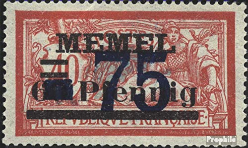 1922 Memelgebiet 49 Stamp with Hinge - Rare Collector's Stamp for Philately Enthusiasts | Perfect for Historical Collections & Stamp Albums