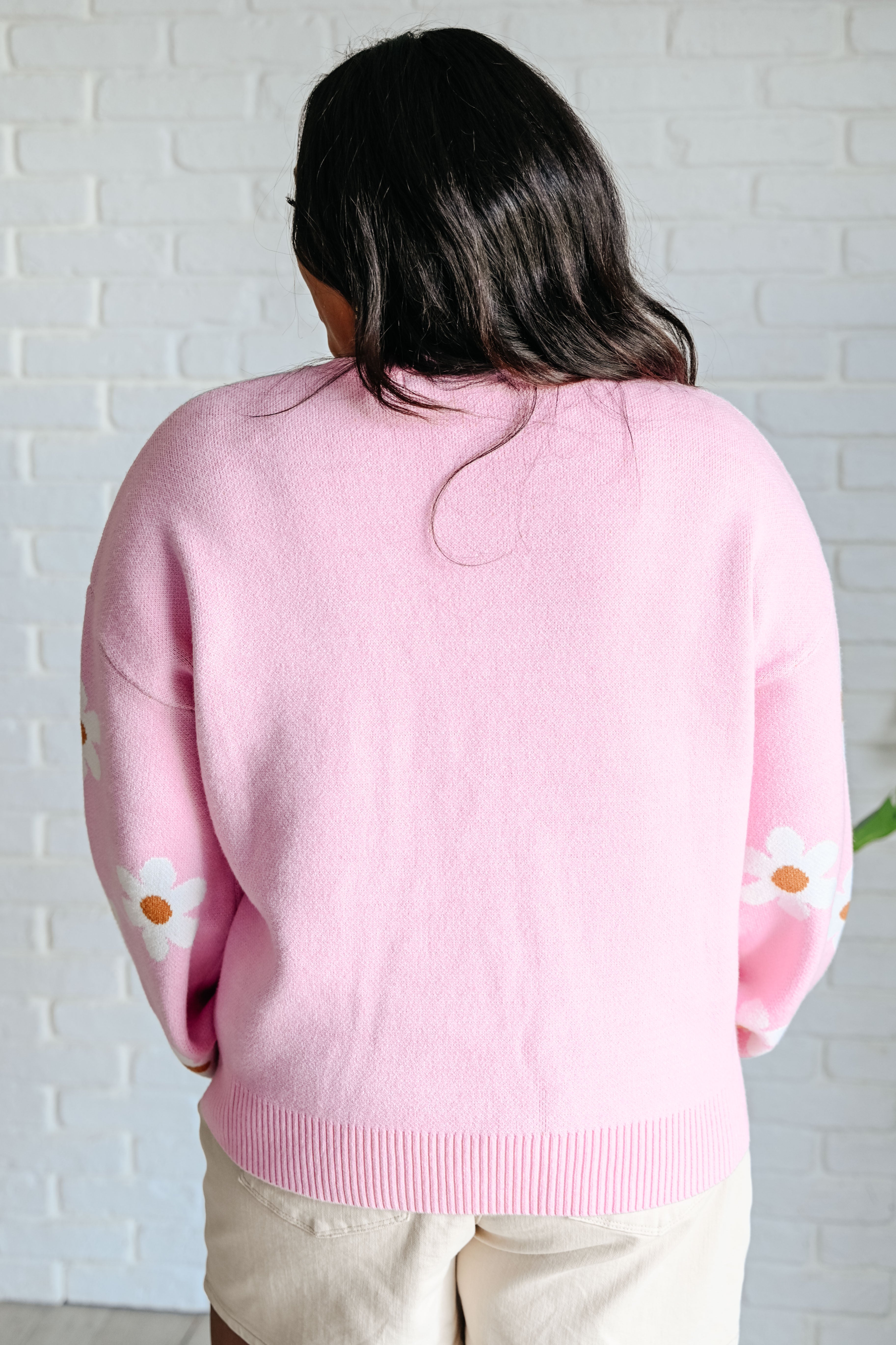 Floral Sweater for Women - Soft & Comfortable Knit Pullover with Elegant Floral Design | Perfect for Casual Outfits, Office Wear & Fall Fashion