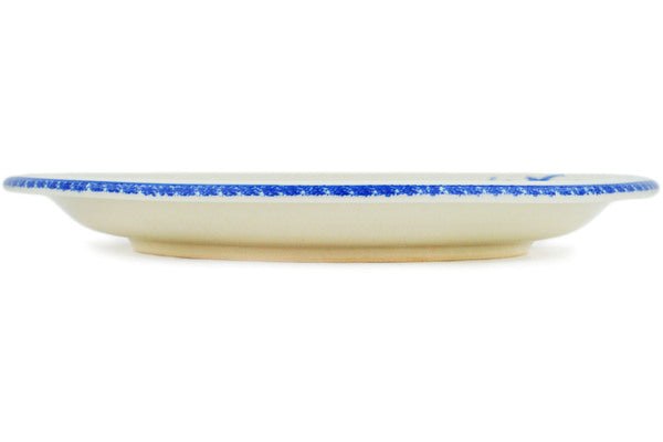 10-Piece Blue Poppy Dream Dinner Plate Set - Elegant Porcelain Plates for Dining, Entertaining & Home Decor - Perfect for Everyday Meals, Parties & Special Occasions