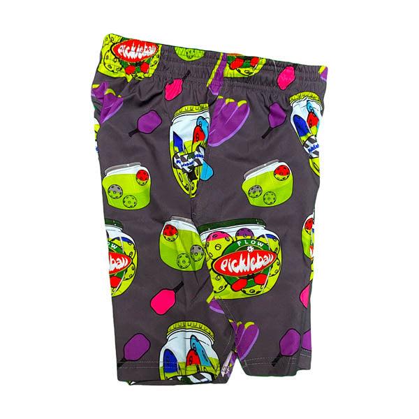 Boys' Black & Multi-Color Pickleball Jogger Shorts - Lightweight & Breathable for Sports & Casual Wear