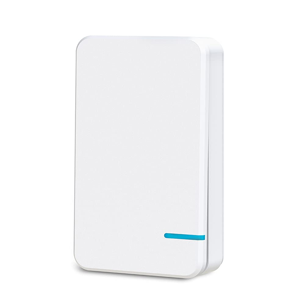 Thinkbee Wireless Light Switch Mini - No Wiring Required, 1969ft Outdoor & 328ft Indoor Remote Control for LED Lights, Ceiling Lights & Lamps (Switch Only) - Perfect for Bedrooms, Living Rooms, Porches & Smart Home Automation