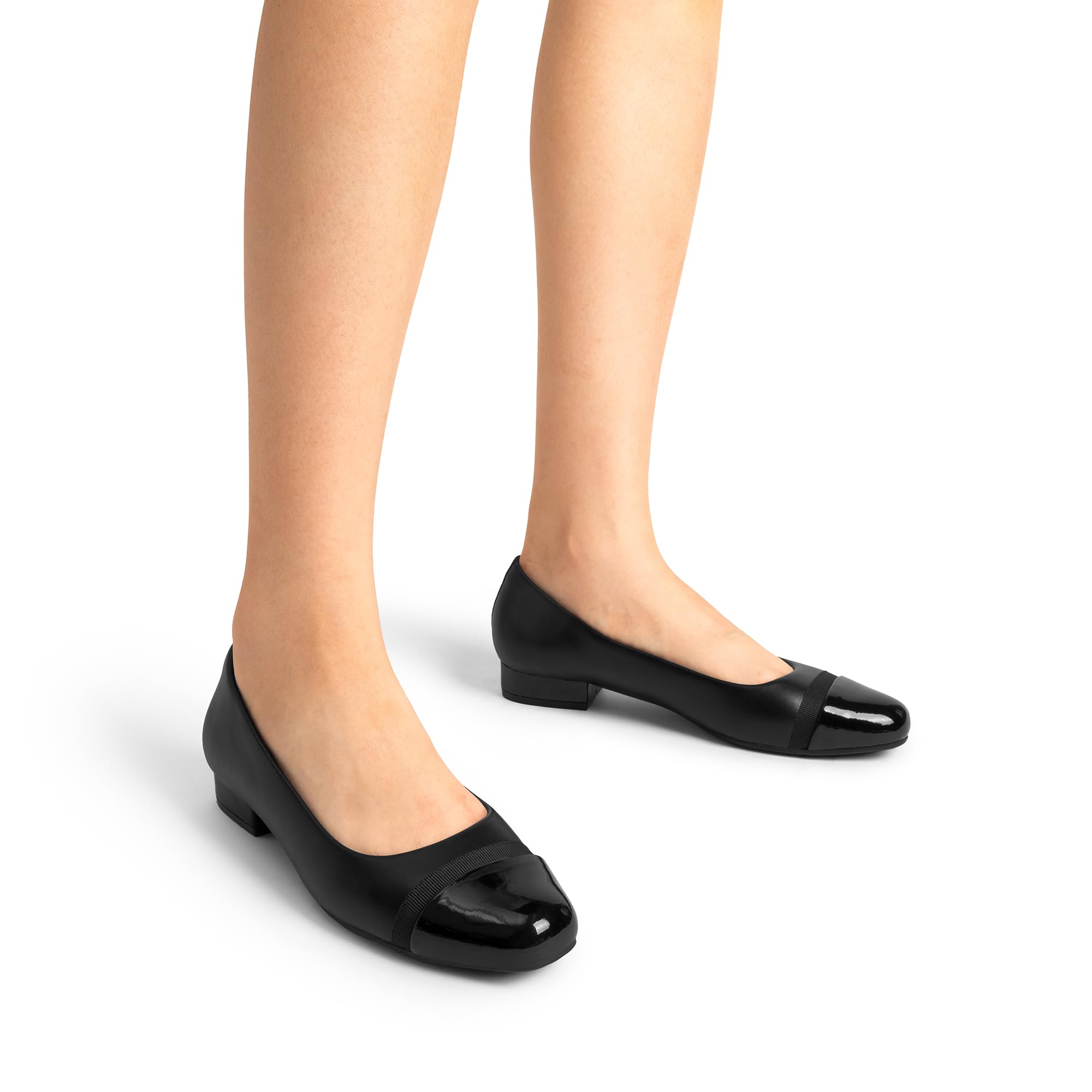 DREAM PAIRS Women's Chunky Low Block Heel Dress Shoes - Comfortable Closed Toe Work Pumps for Office, Party & Casual Wear | Slip-Resistant & Supportive for All-Day Comfort