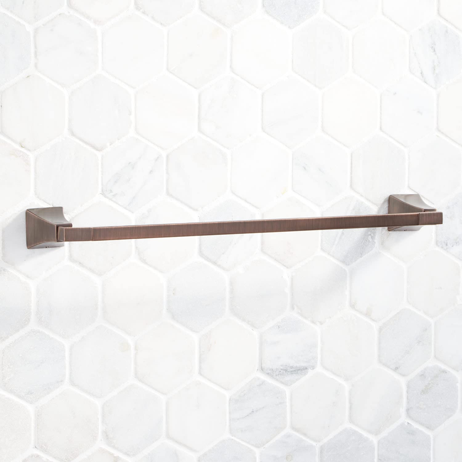 Signature Hardware 446946 Vilamonte 24-Inch Chrome Towel Bar - Bathroom & Kitchen Accessory for Modern Homes