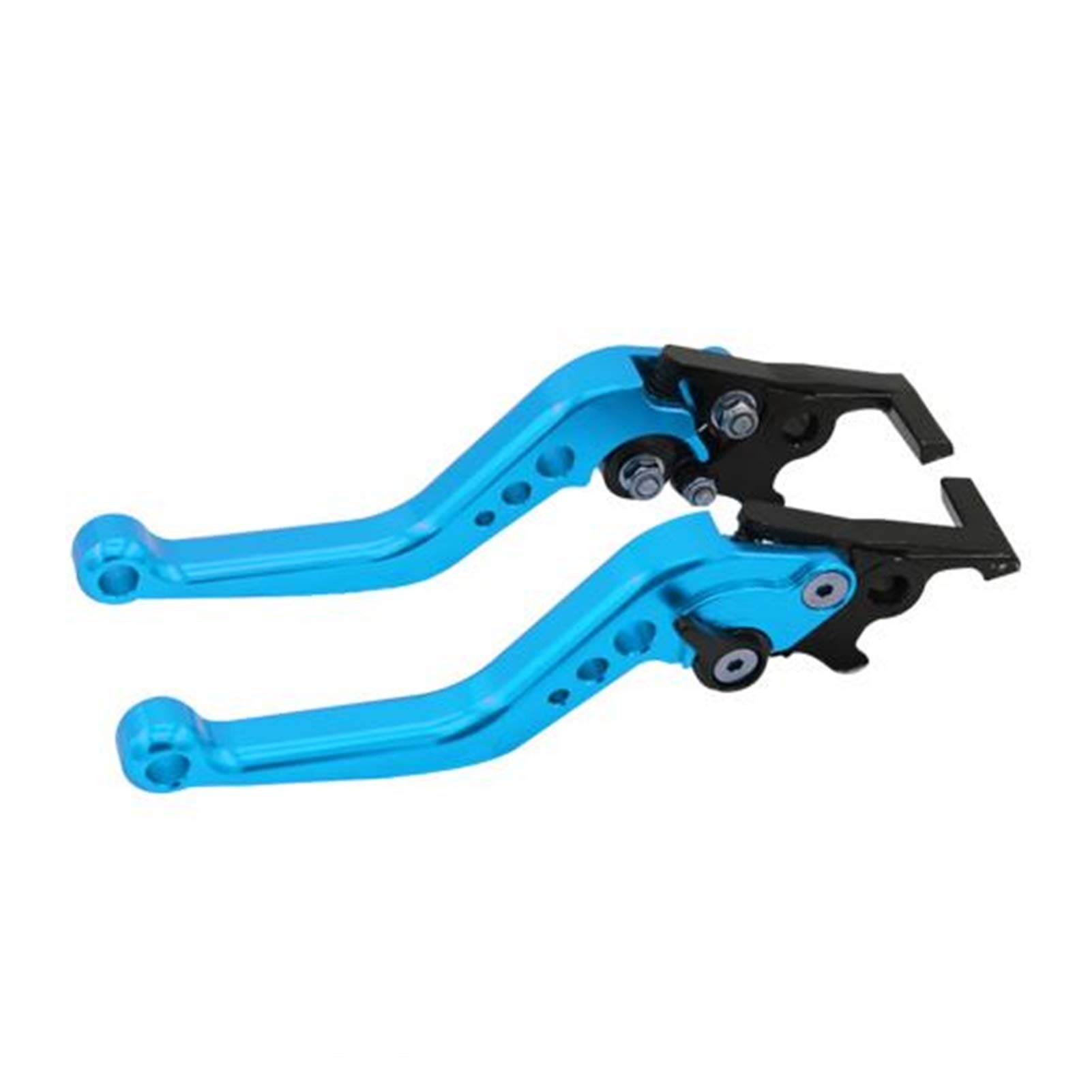 1 Pair CNC Metal Adjustable Motorcycle Hand Brake Handle Grip - Durable & Comfortable for Cruiser, Sport Bike, and Off-Road Adventures