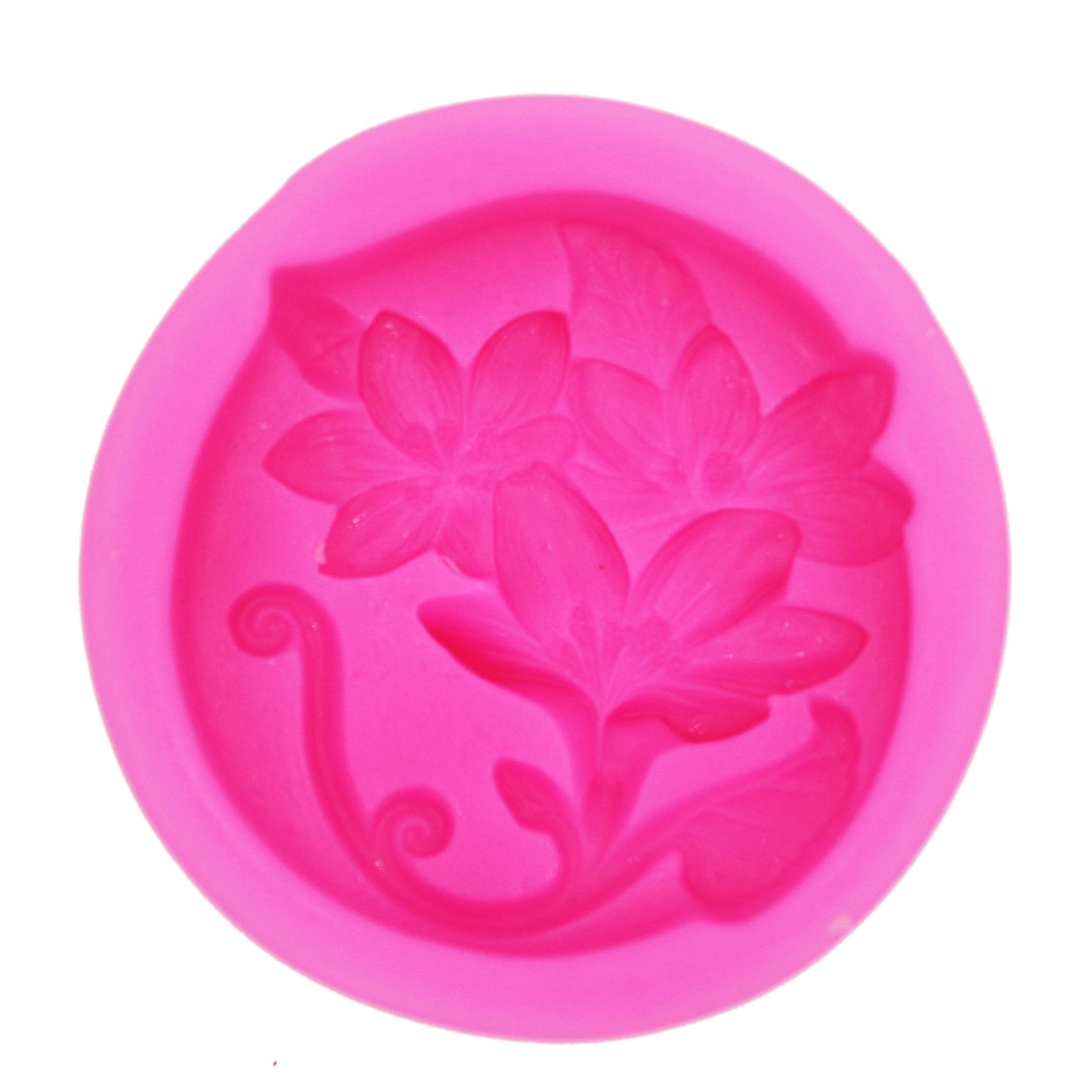 Premium Silicone Soap Molds for DIY Handmade Soap Making - Flowers 50002 Craft Art Mold for Bath Bombs, Candles & Resin Crafts - Perfect for Home Spa, Gift Making & Craft Projects