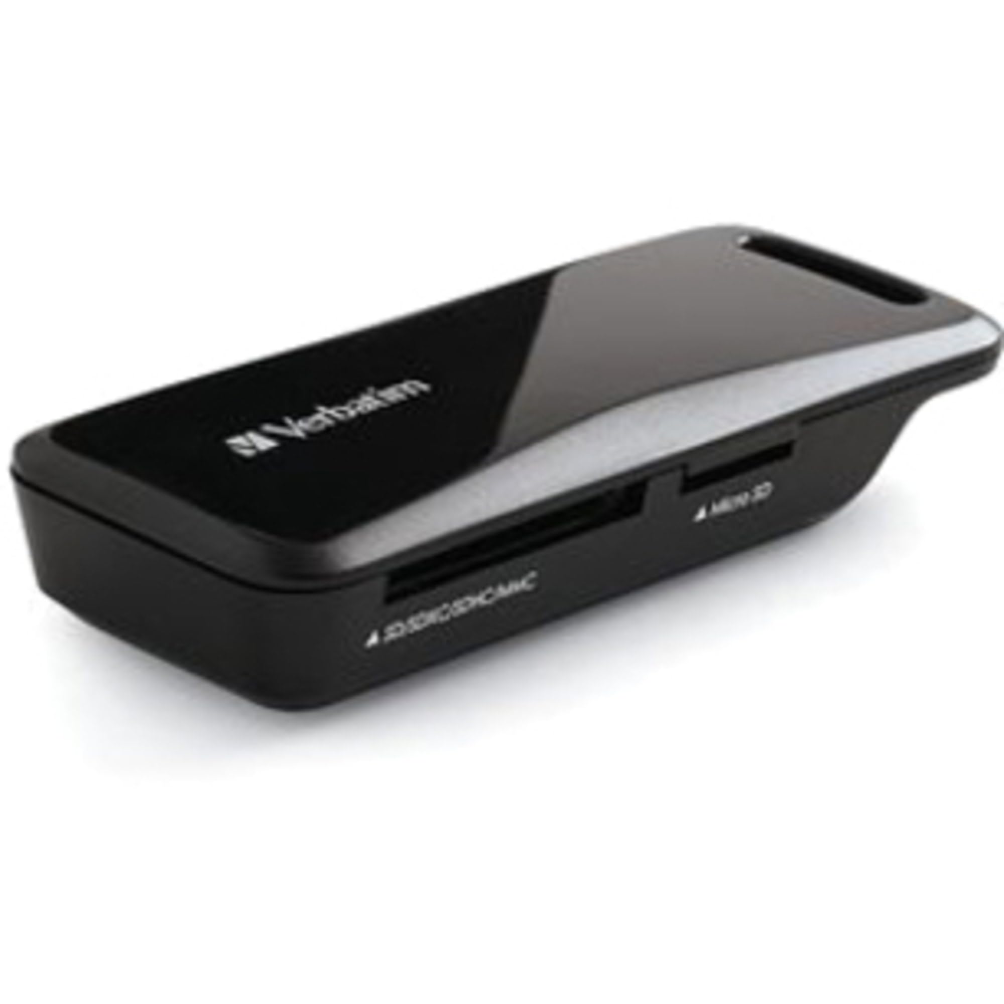 Verbatim USB-C Portable Card Reader - Fast & Compact Memory Card Adapter for SD, microSD - Perfect for Travel, Photography & Data Transfer
