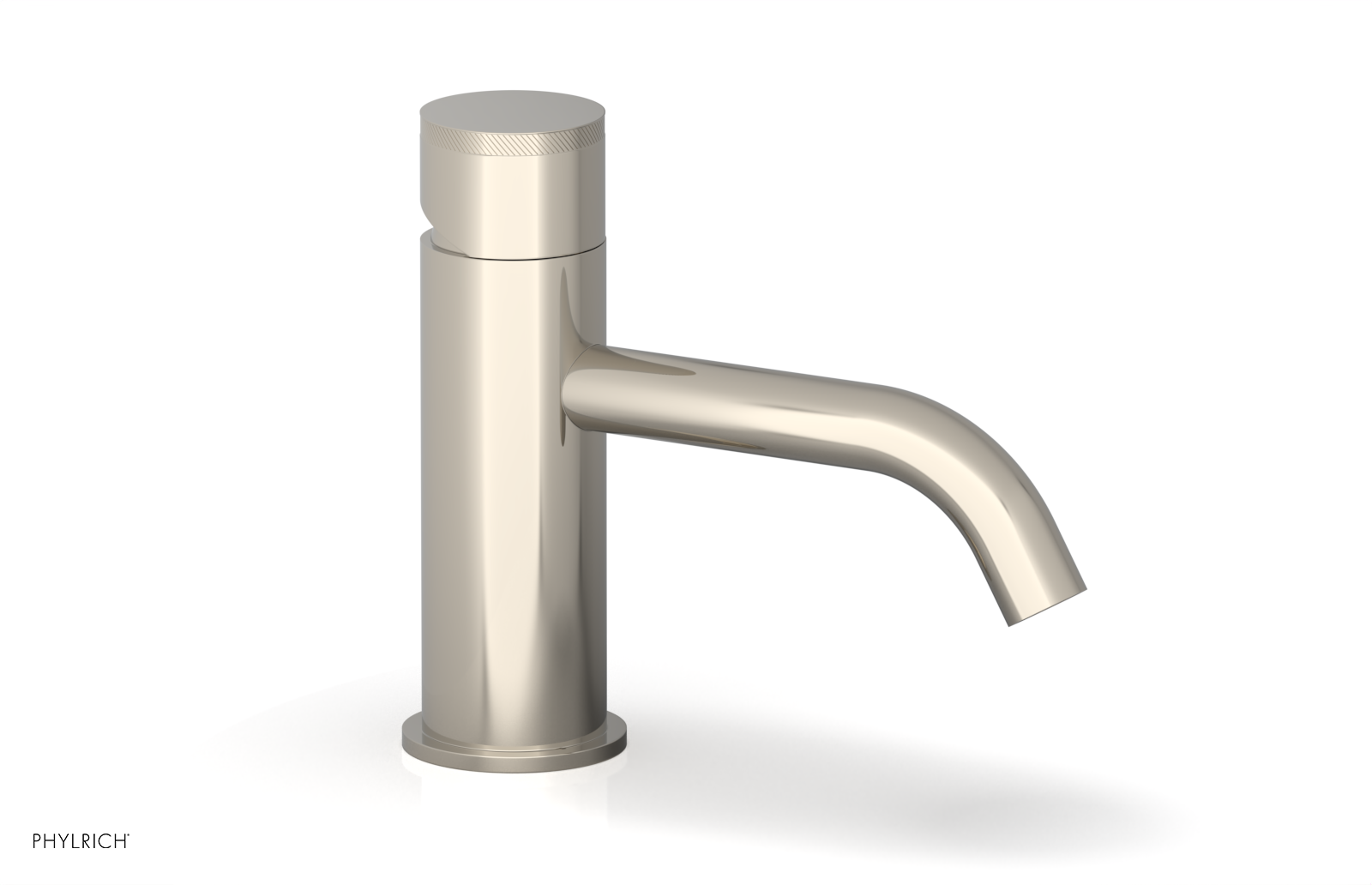 BASIC II 6 Single Hole Bathroom Faucet with Knurled Handle - Chrome Finish for Modern Sink Vanity (Perfect for Home, Hotel & Restaurant Renovation)