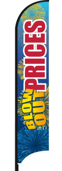 Feather Flag Banner - High Quality Outdoor Advertising Flag for Events, Sales & Grand Openings | Best Prices Online (Flag Only) - Perfect for Business Promotions, Car Dealerships & Sports Events