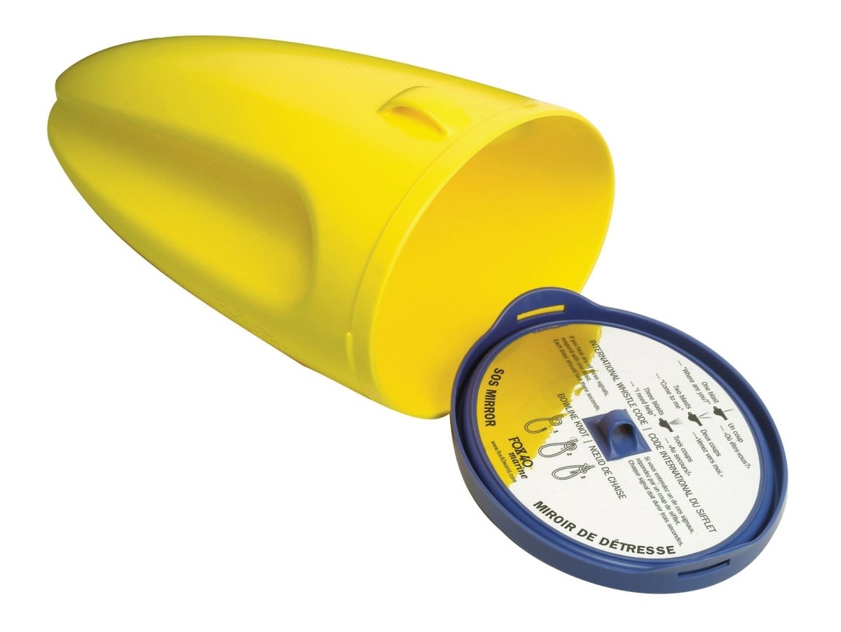 Fox 40 Classic Boat Safety Kit - Marine Emergency Gear with Whistle, Flares & First Aid Supplies | Perfect for Boating, Fishing & Water Sports Safety