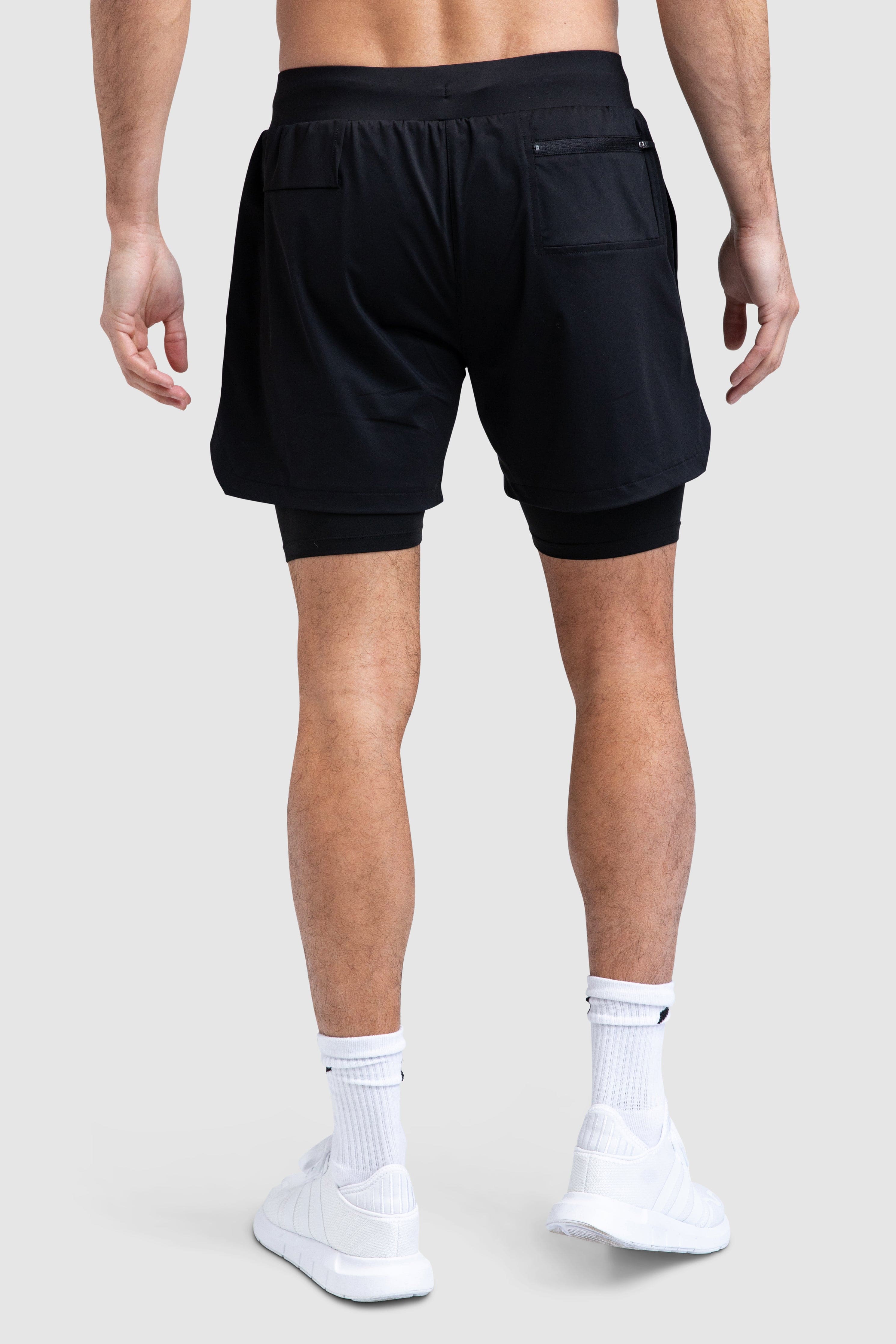 Level Up Shorts for Men - Comfortable & Stylish Black Athletic Shorts - Perfect for Gym, Running & Casual Wear