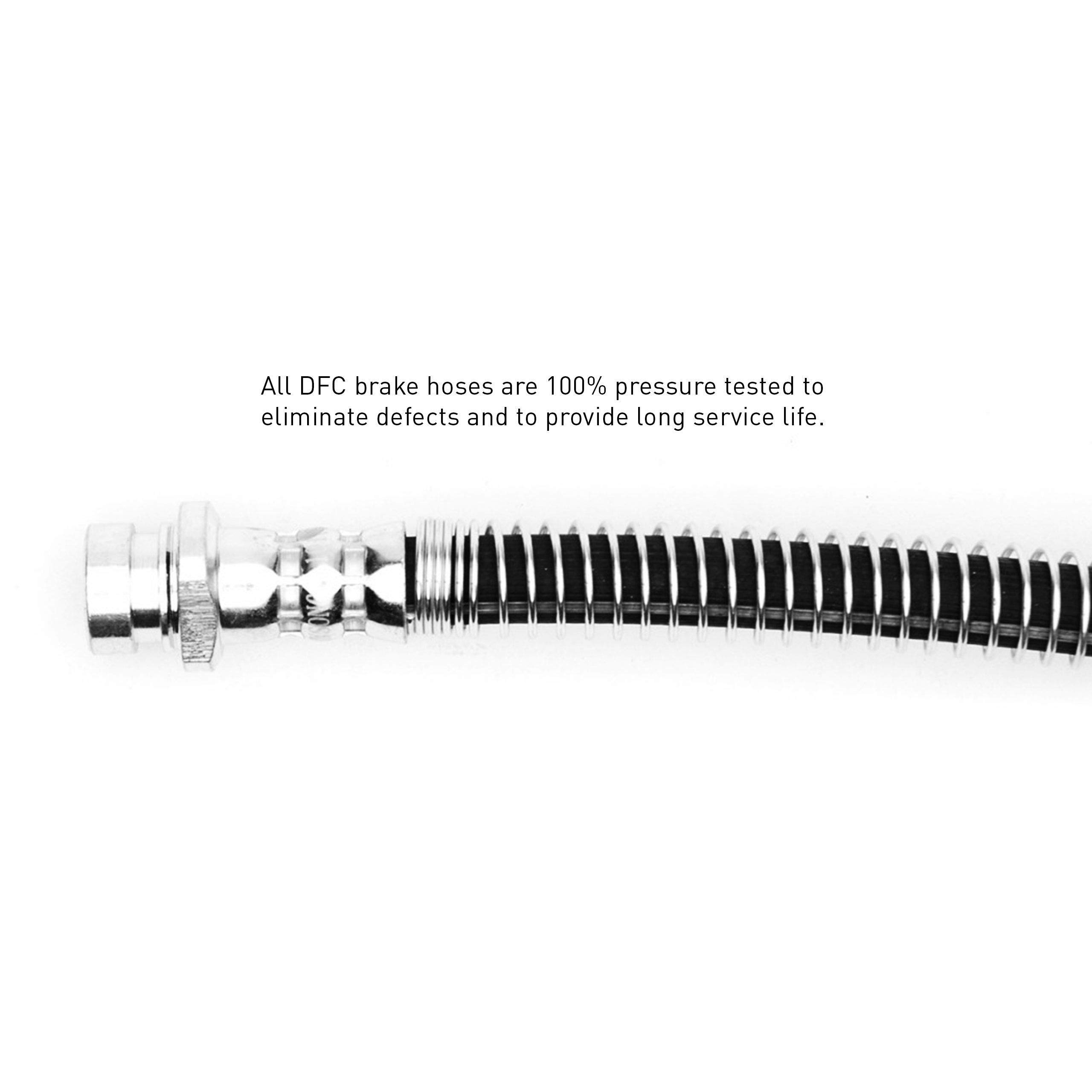 Dynamic Friction Company Front Left Brake Line Hose 350-11019 - Compatible with 2014-2017 Land Rover Range Rover & Range Rover Sport - High Performance Brake Hose for Off-Roading & Daily Driving