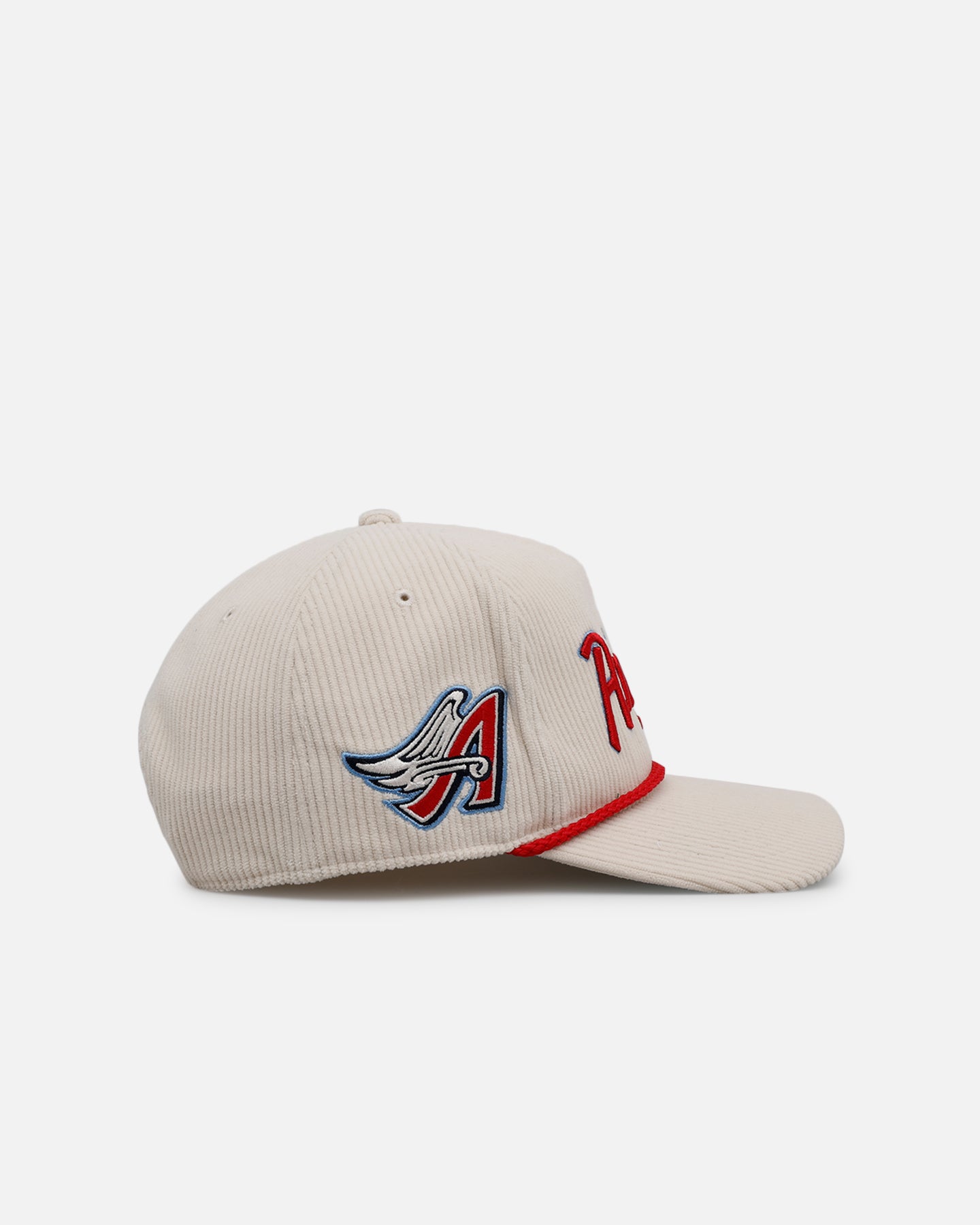 47 Brand Anaheim Angels 'Natural Script' Premium Corduroy Snapback Hat - Official MLB Licensed Baseball Cap for Men & Women - Perfect for Sports Fans, Casual Wear and Game Day Outfits