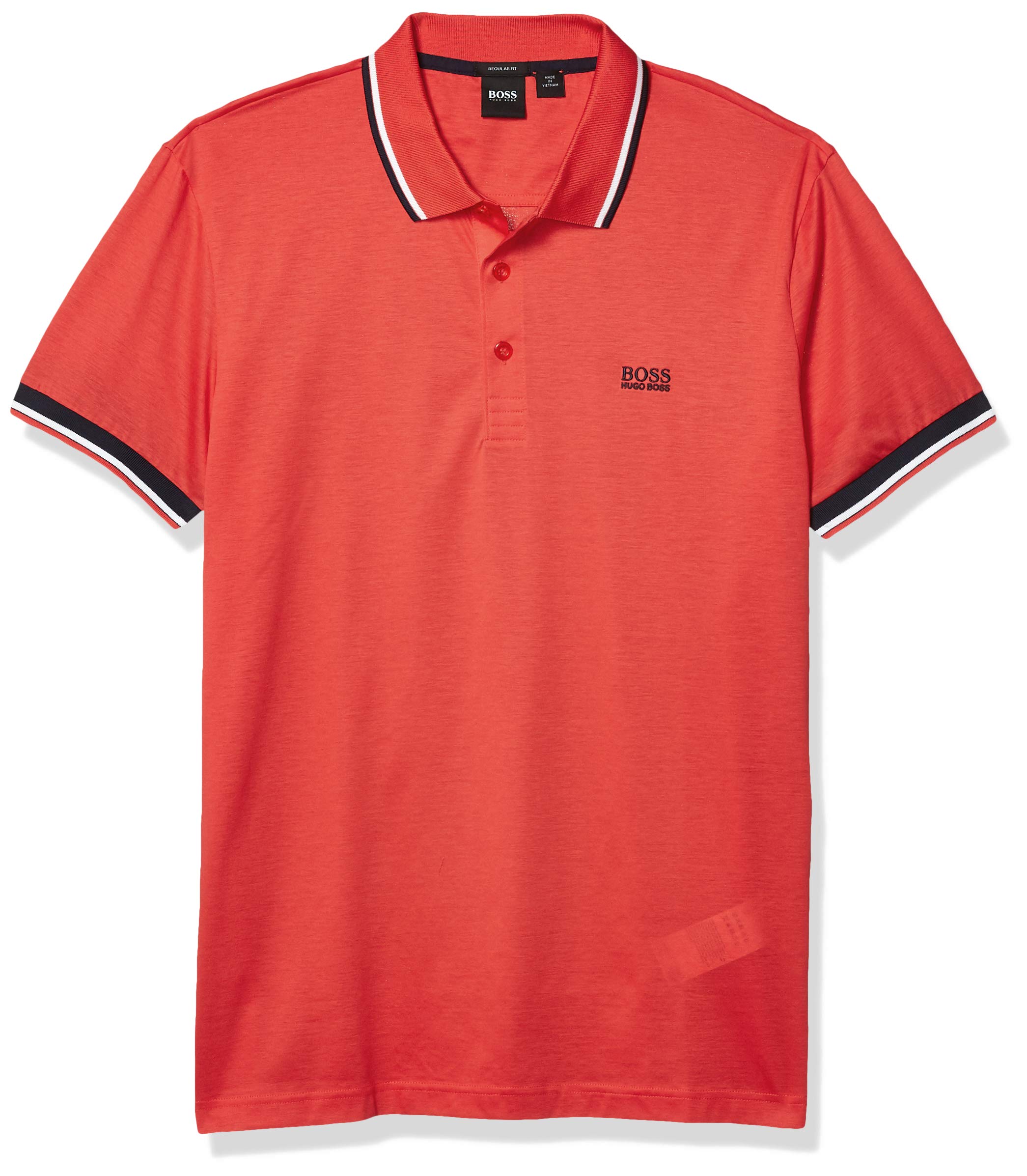 Hugo Boss Men's Classic Fit Polo Shirt - Premium Cotton Short Sleeve Casual Shirt for Business, Golf & Summer Wear
