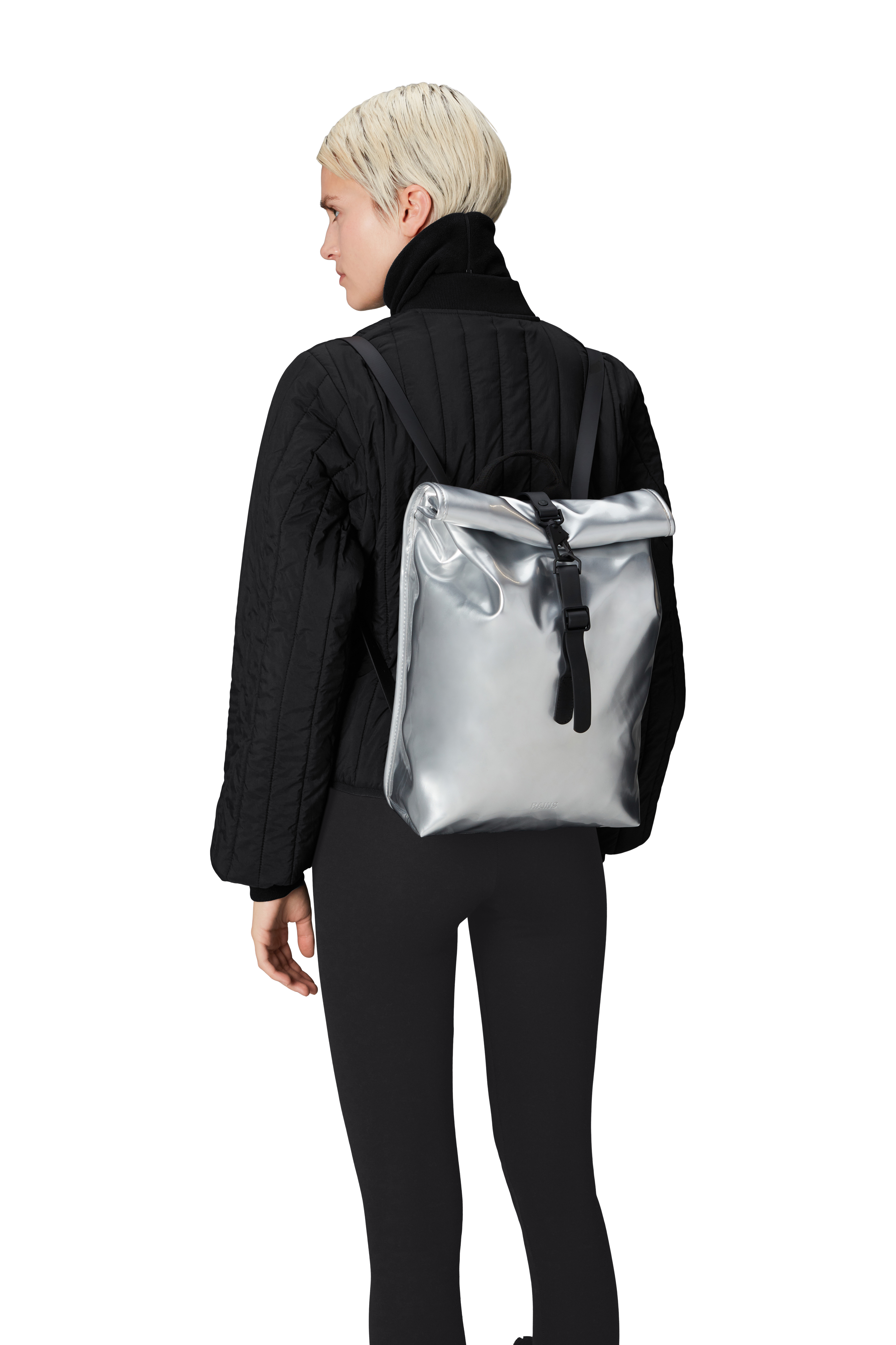Rains Rolltop Rucksack Mini W3 - Waterproof Lightweight Backpack for Travel, Hiking & Daily Commute | Perfect for Urban Lifestyle & Outdoor Adventures