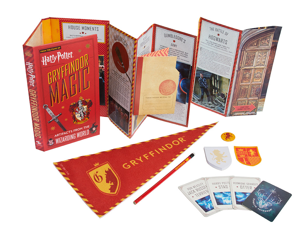 Harry Potter Gryffindor House Magic Wand - Authentic Collectible for Fans, Cosplay & Wizarding World Enthusiasts | Perfect for Halloween, Birthday Gifts & Movie-Themed Parties
