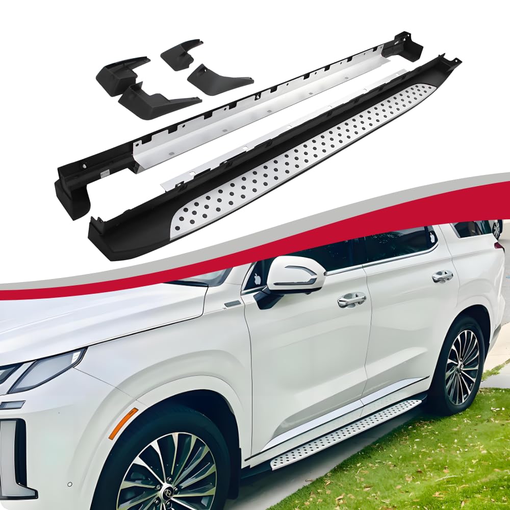 2024 Hyundai Palisade Side Steps Running Boards - Heavy Duty Nerf Bars for 2019-2025 Models | Off-Road Protection & Easy Entry Accessories