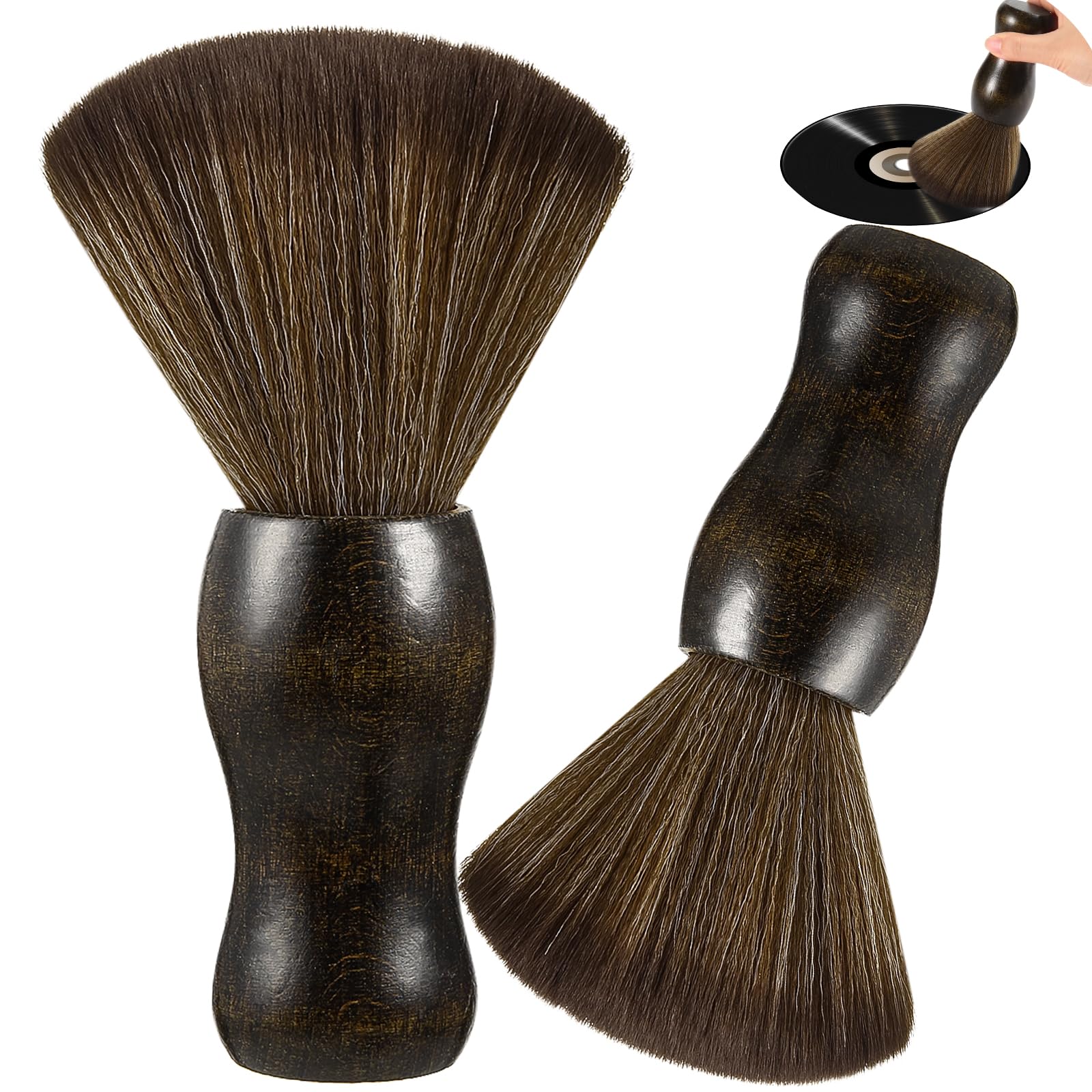 2 Pack Anti-Static Record Brush - Vinyl LP Cleaner for Albums, CDs & Electronics