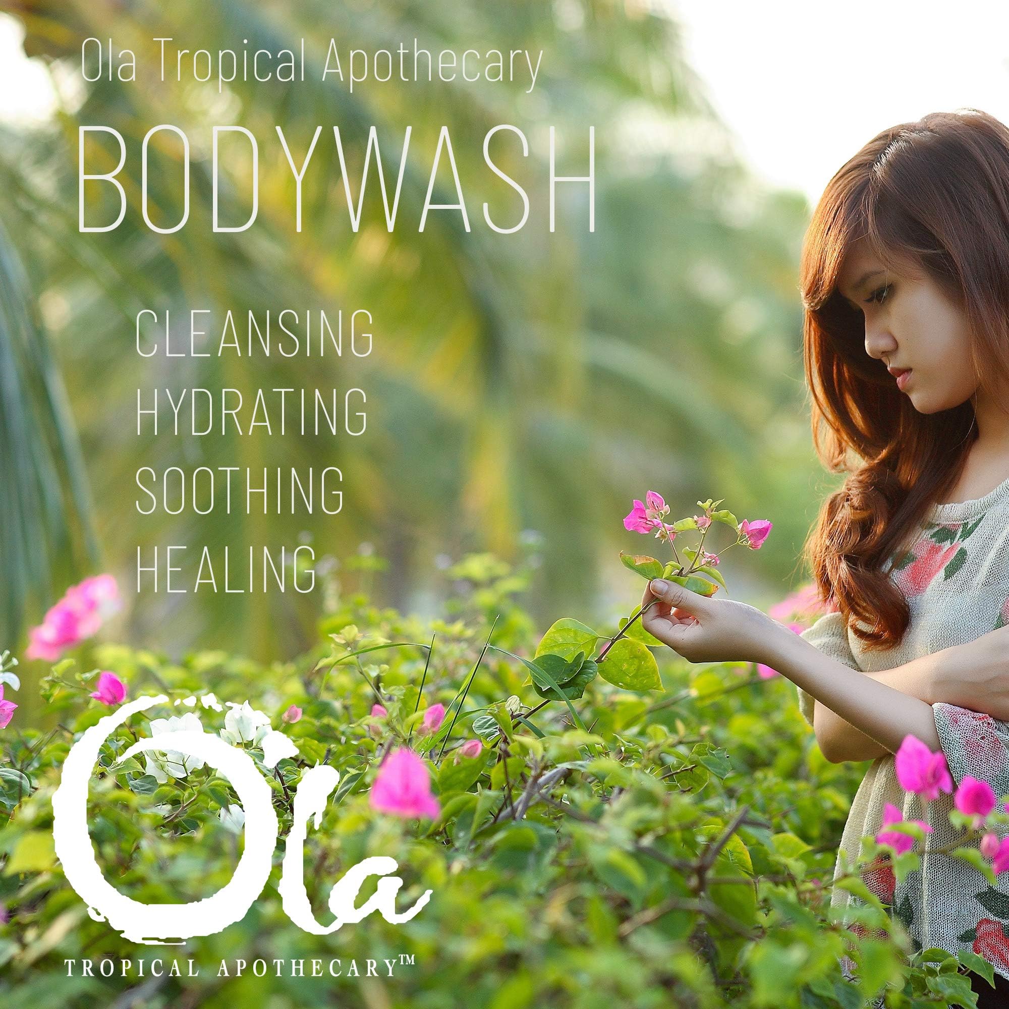Ola Passion Fruit Body Wash with Pure Tropical Oils & Plant Extracts - 8 Fl Oz | Hydrating & Refreshing Shower Gel for Smooth Skin | Perfect for Daily Use, Spa Days & Tropical Getaway Vibes