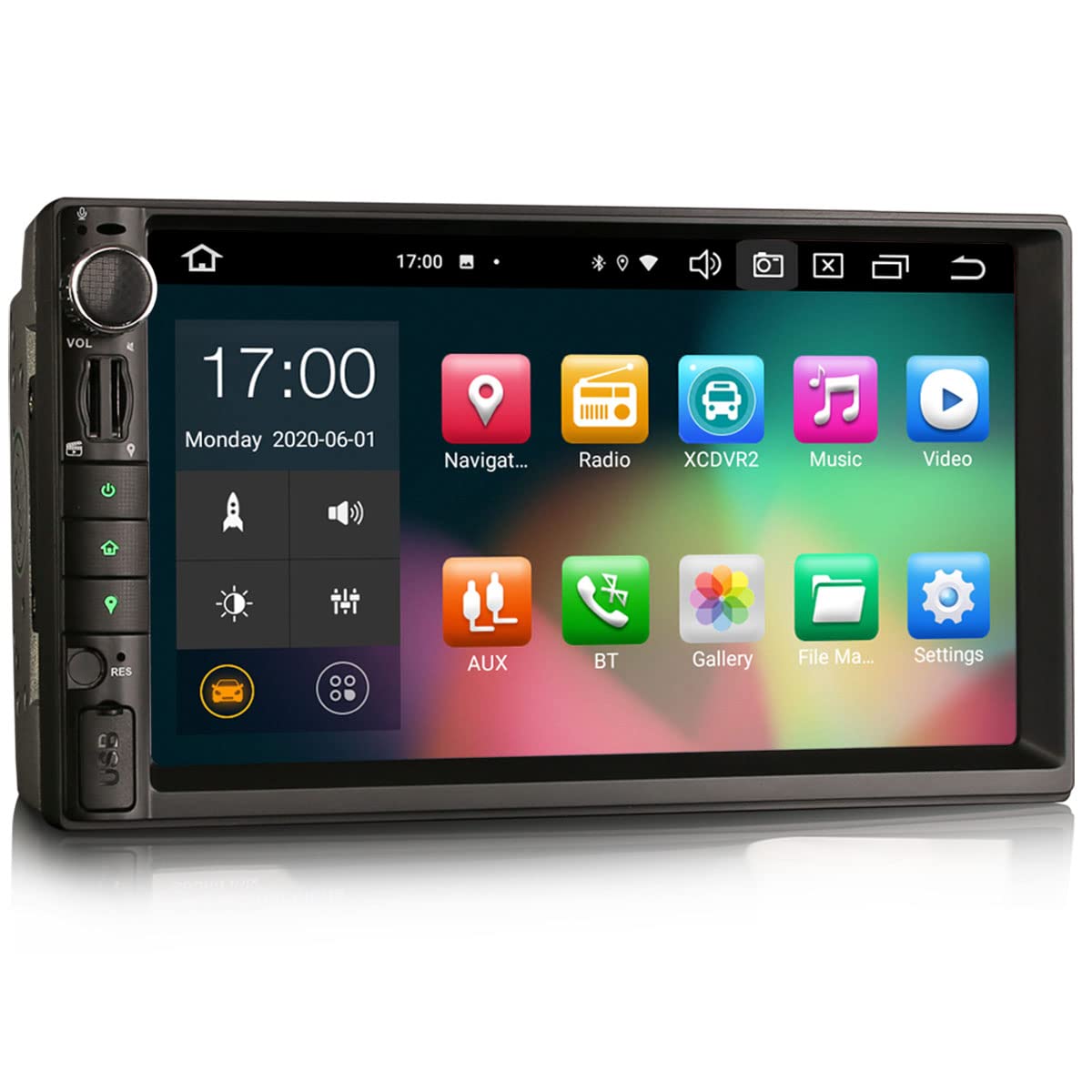 Erisin 8-Core Double Din Car Stereo with 7