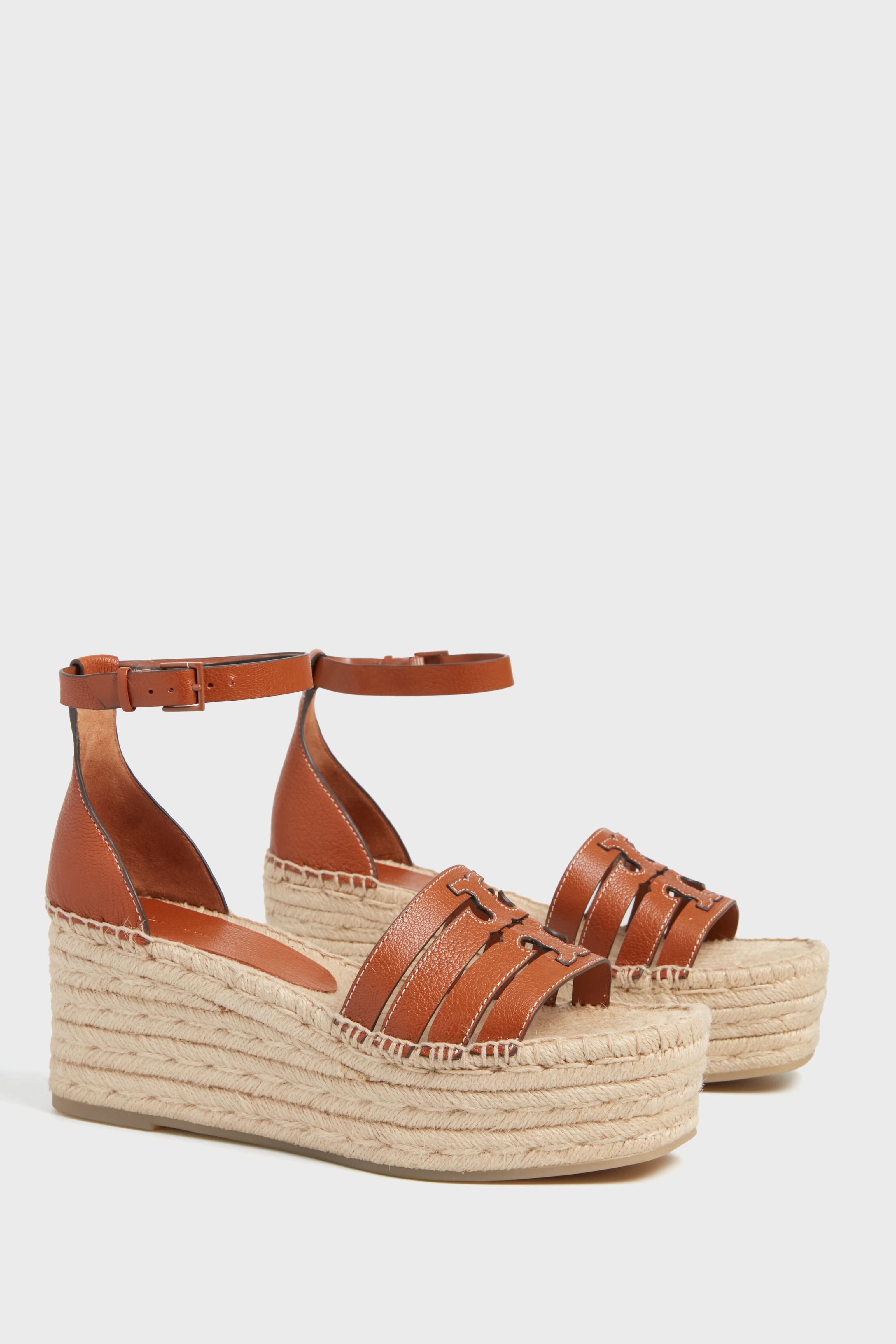 Bourbon Ines Cage Wedge Espadrille Sandals - Comfortable Women's Summer Shoes for Beach, Casual Outfits & Weddings