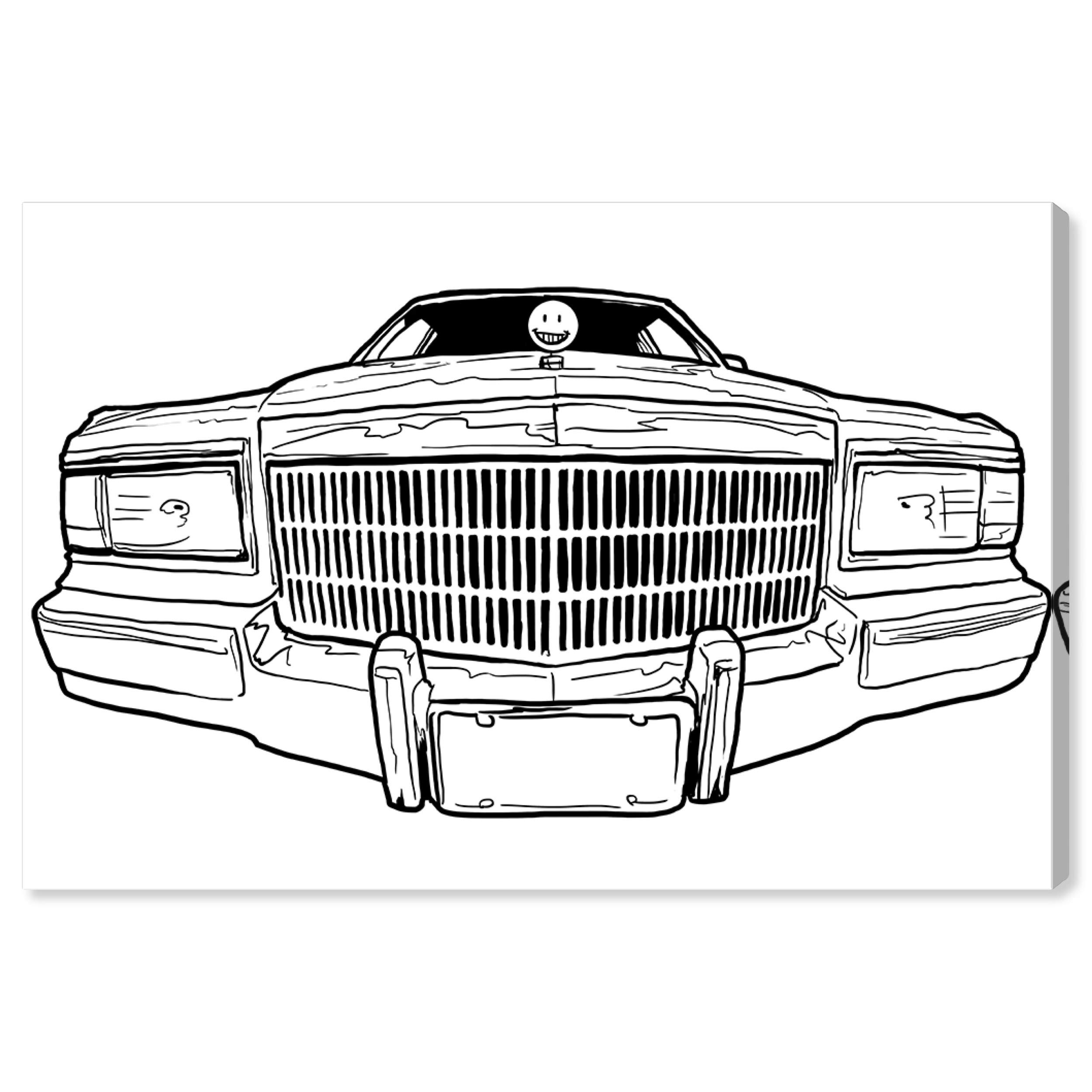 Oliver Gal Artist Co. 'Cadi Grill' Transportation Wall Art Canvas Print - 45