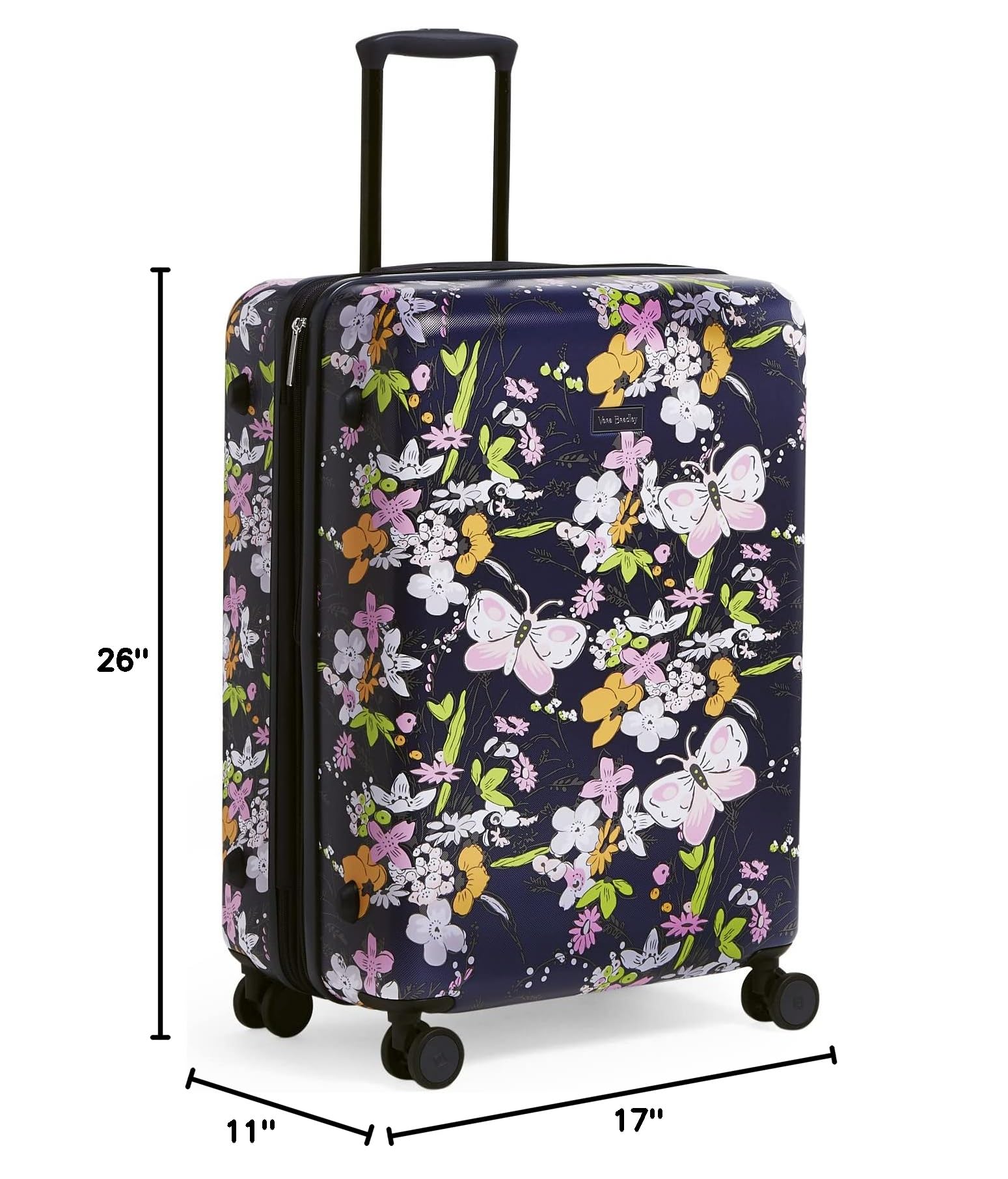 Vera Bradley Women's Hardside Rolling Suitcase Luggage 26
