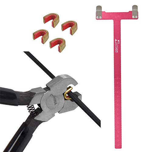 Red T Ruler+pliers+Nock Set