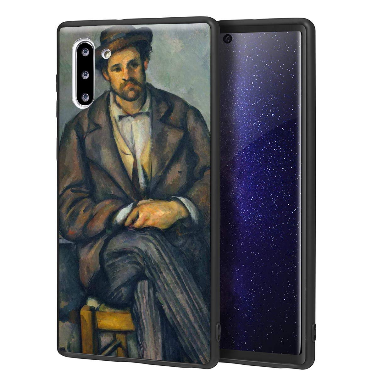 Paul Cezanne Art Case for Samsung Galaxy Note 10 - Seated Peasant Giclee UV Printed Phone Cover | Durable Protective Case for Everyday Use & Travel
